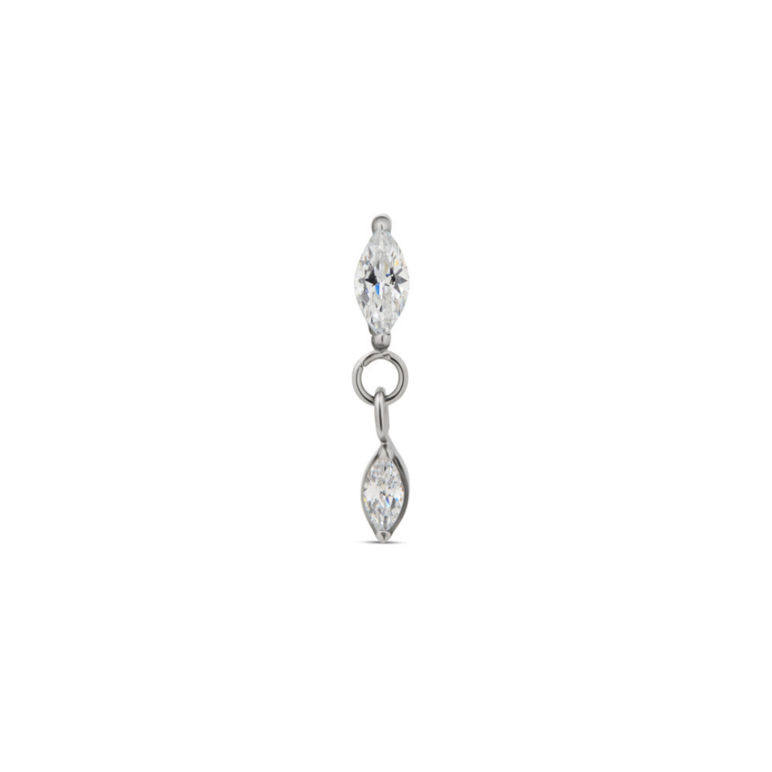 Marquise Stone Dangle Flatback