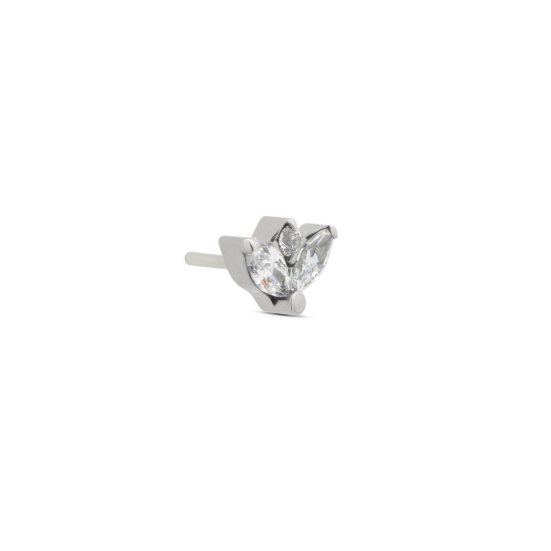 2 Marquise with Centre Stone Flatback
