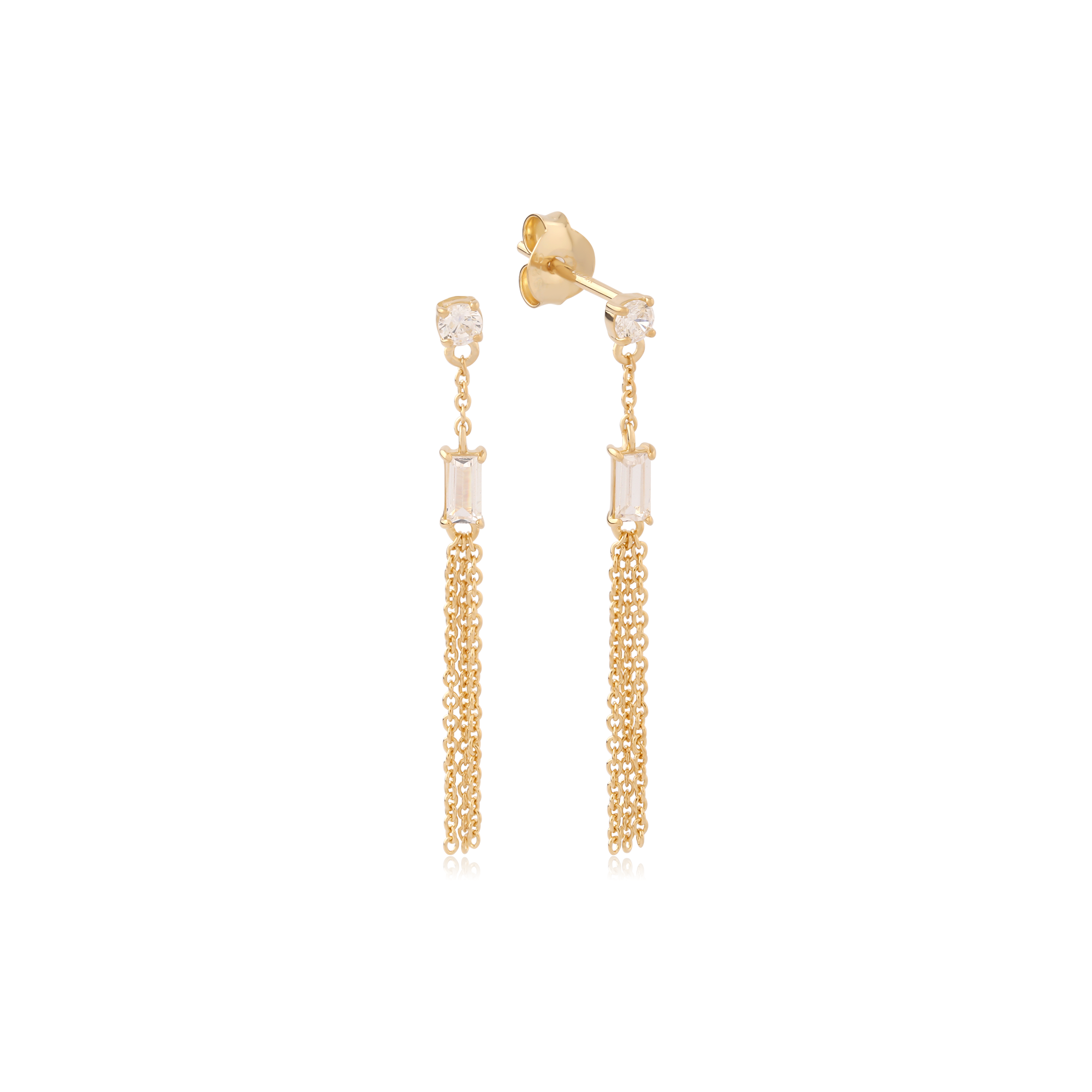 Chainella ST - 14kt Gold Vermeil Earrings