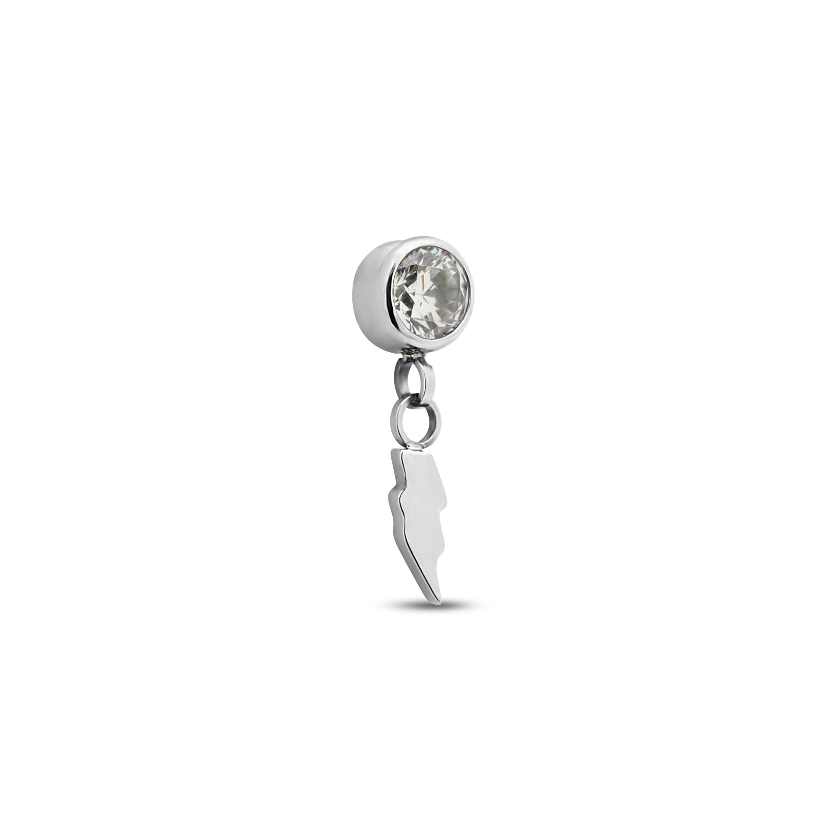 Jewelled Dangle Lightning Flatback