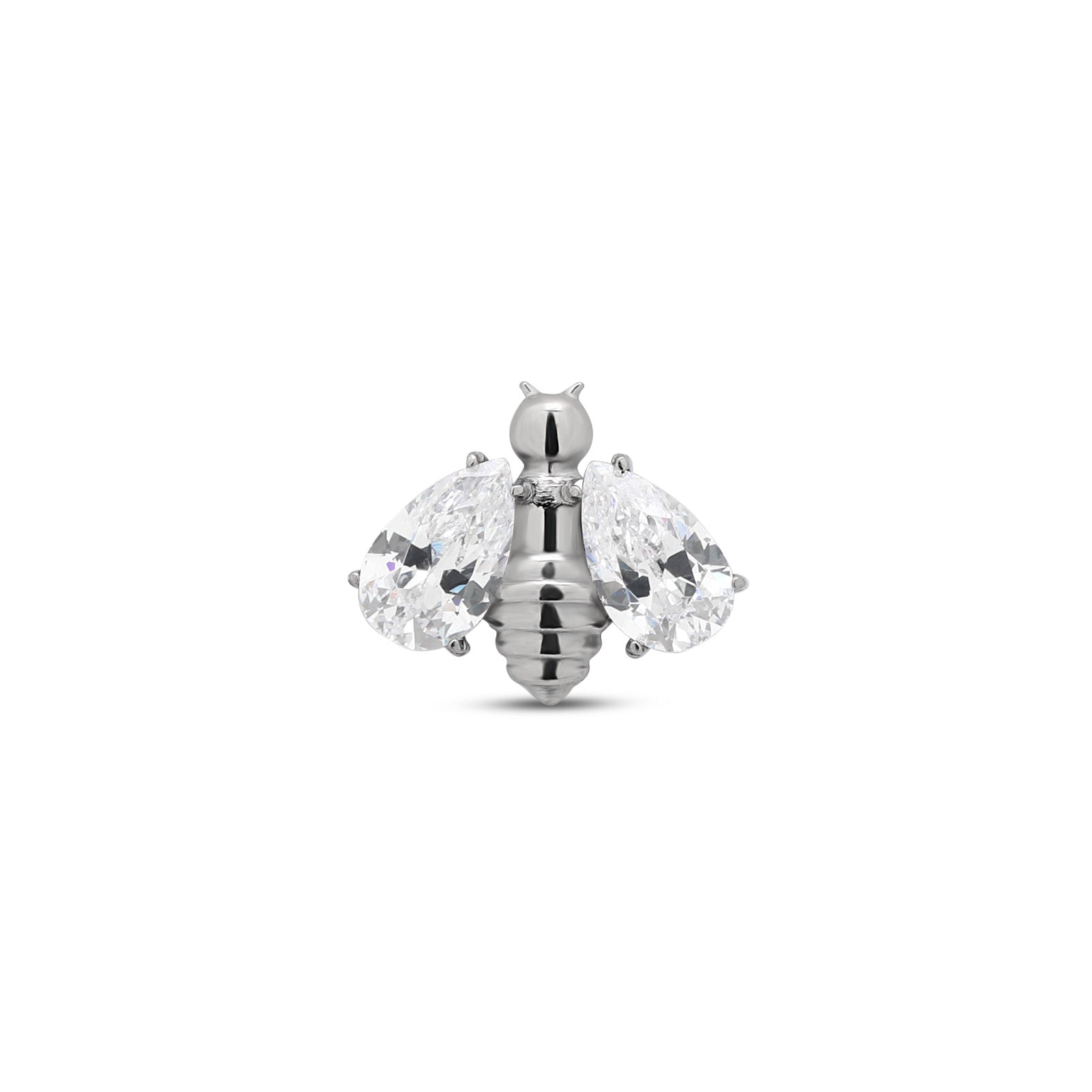 Bee with Crystal Wings Flatback