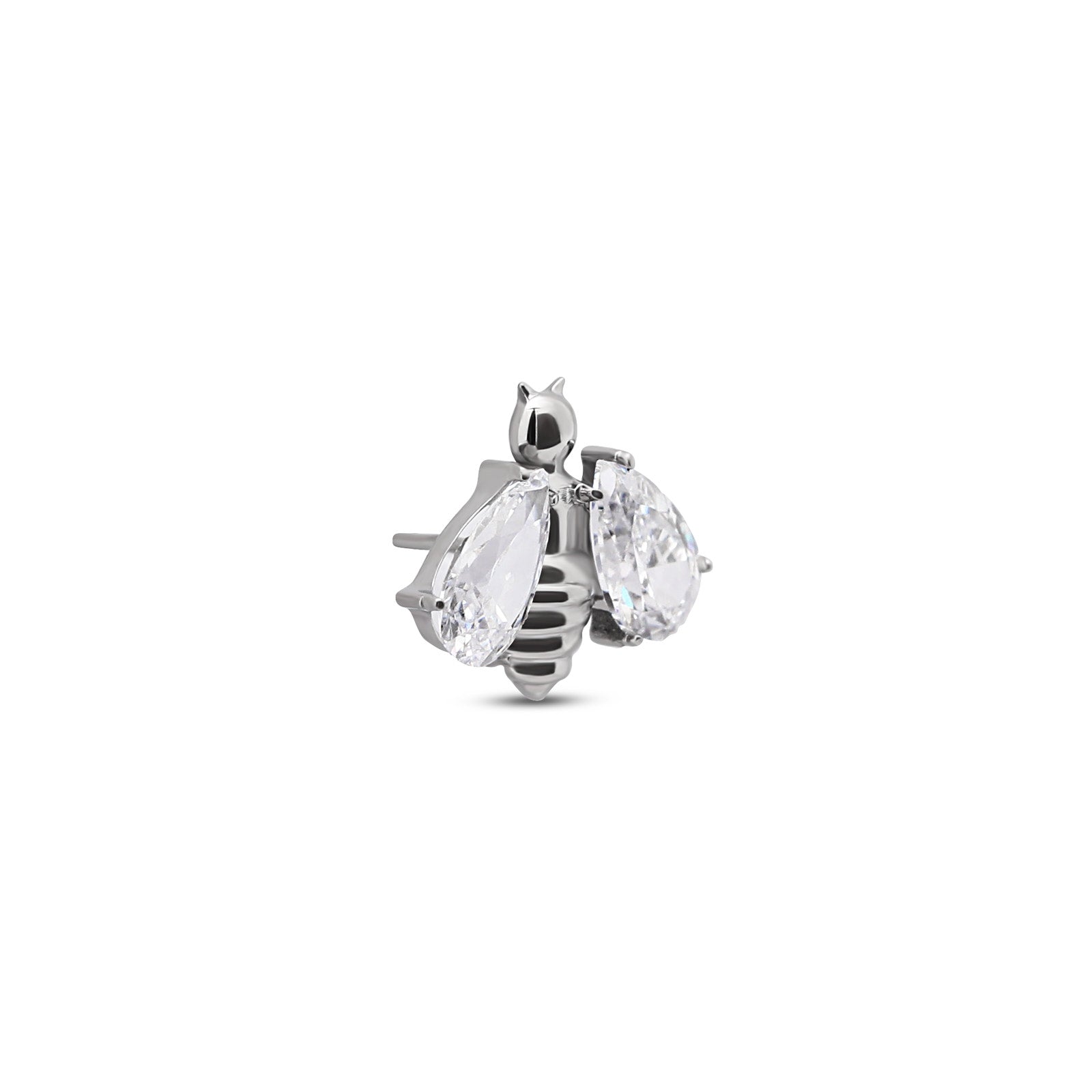 Bee with Crystal Wings Flatback