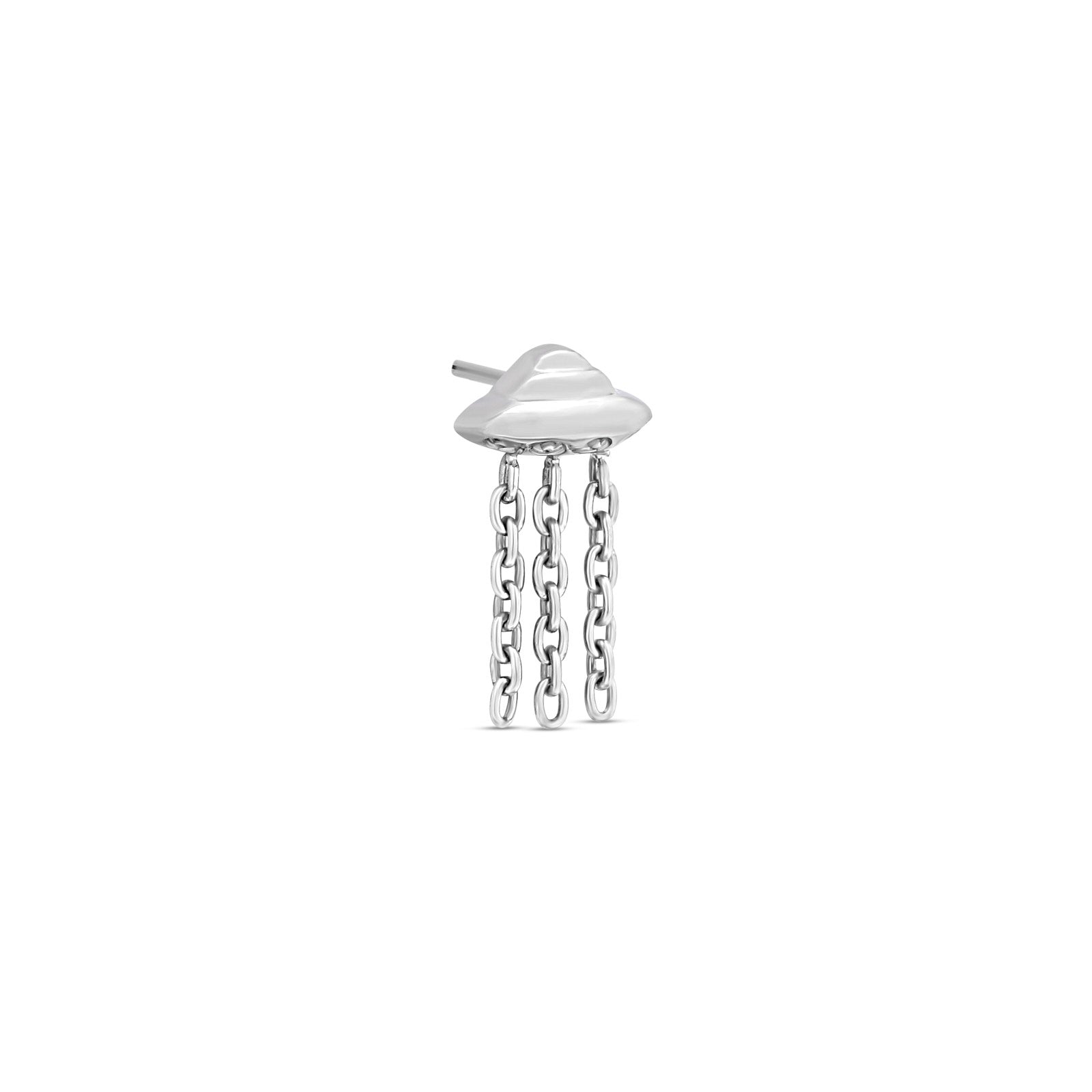 UFO With 3 Cable Chains Flatback