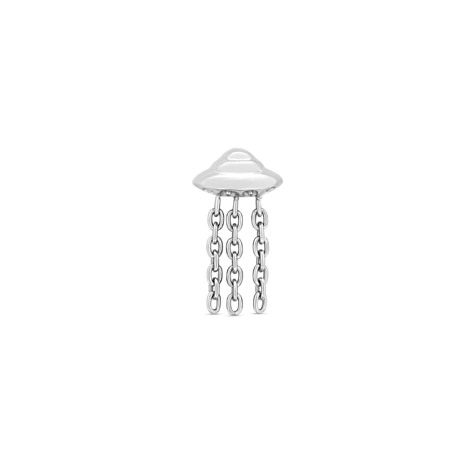 UFO With 3 Cable Chains Flatback