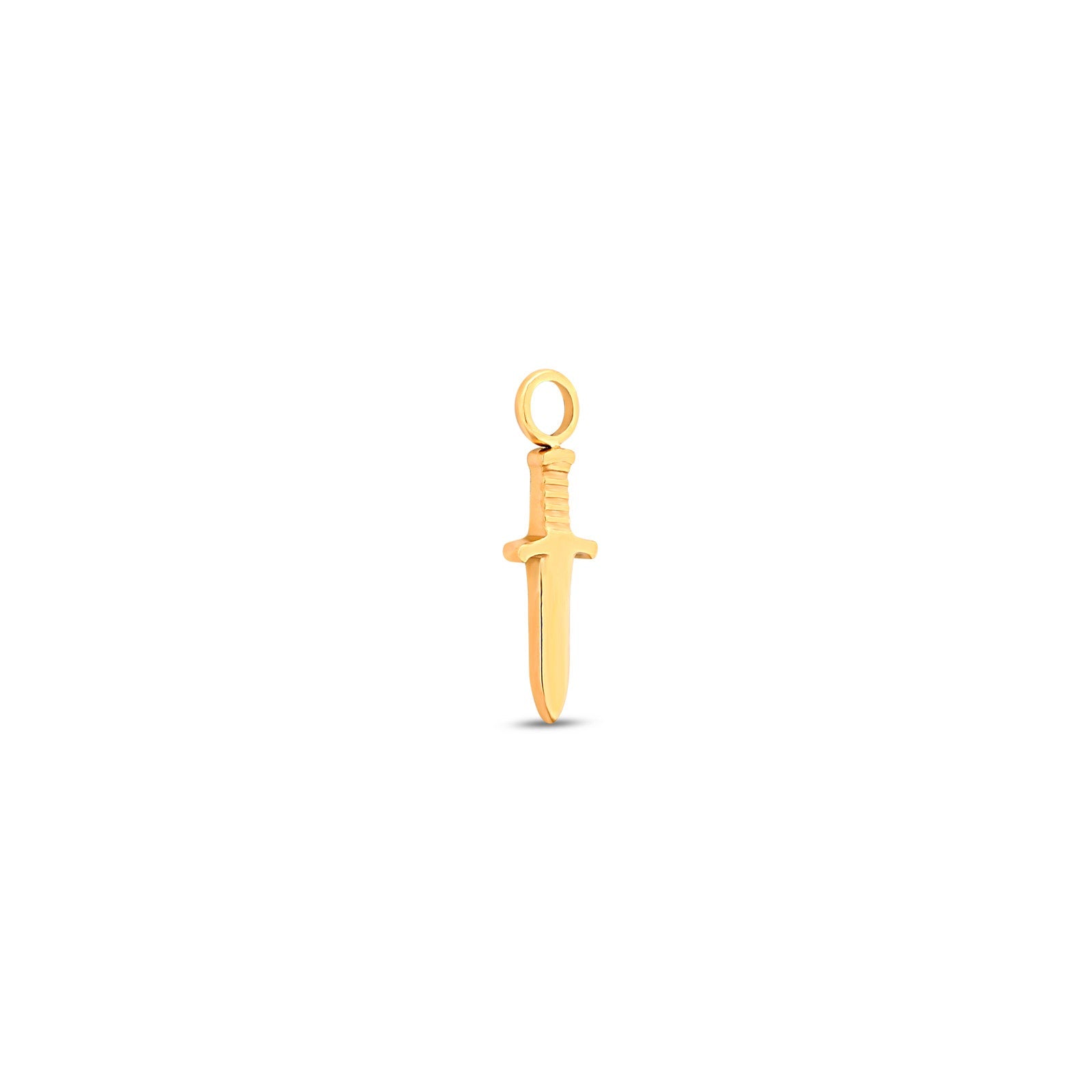 18k V-Gold Dagger Charm