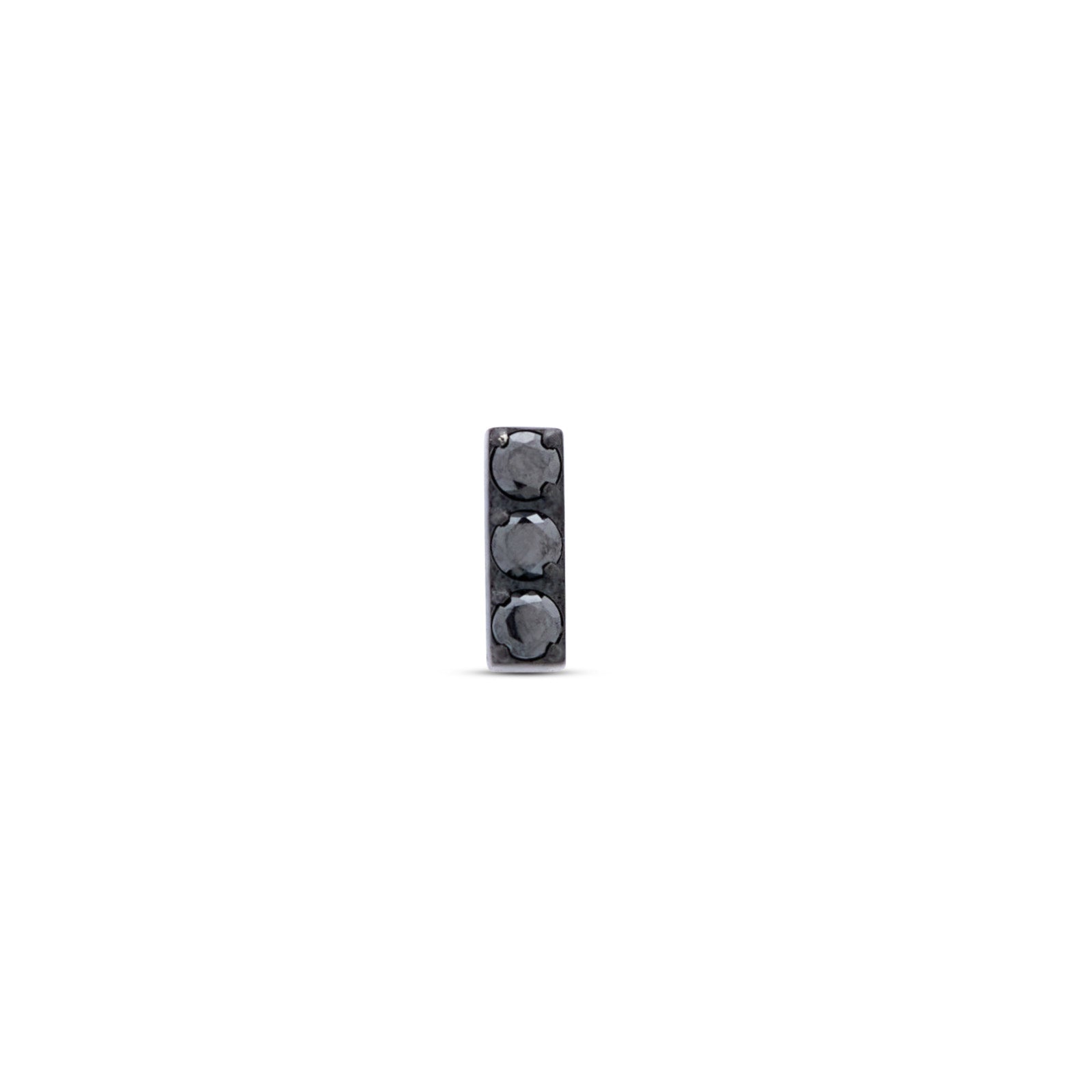 Blackline Jewelled 3 Stone Bar Flatback