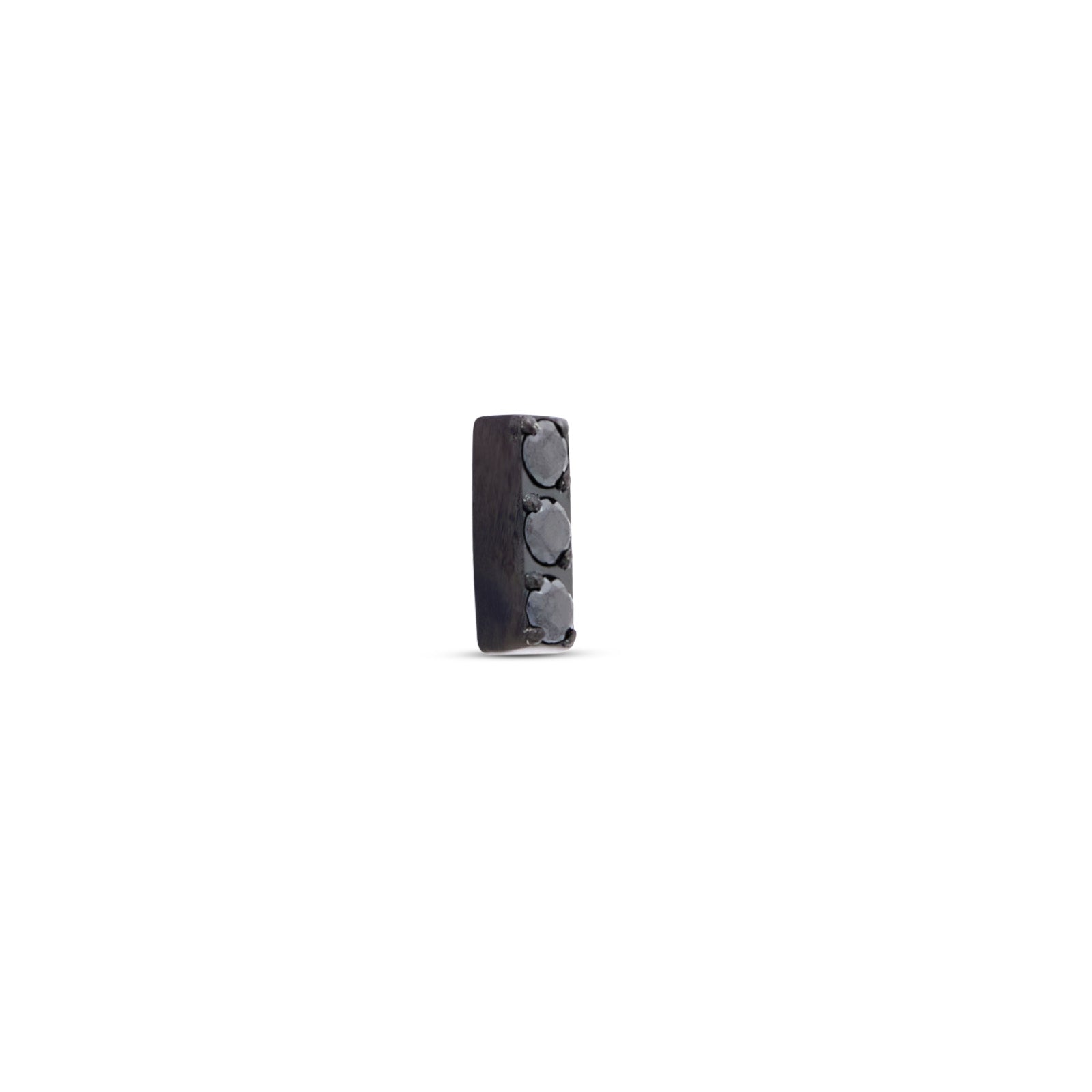 Blackline Jewelled 3 Stone Bar Flatback