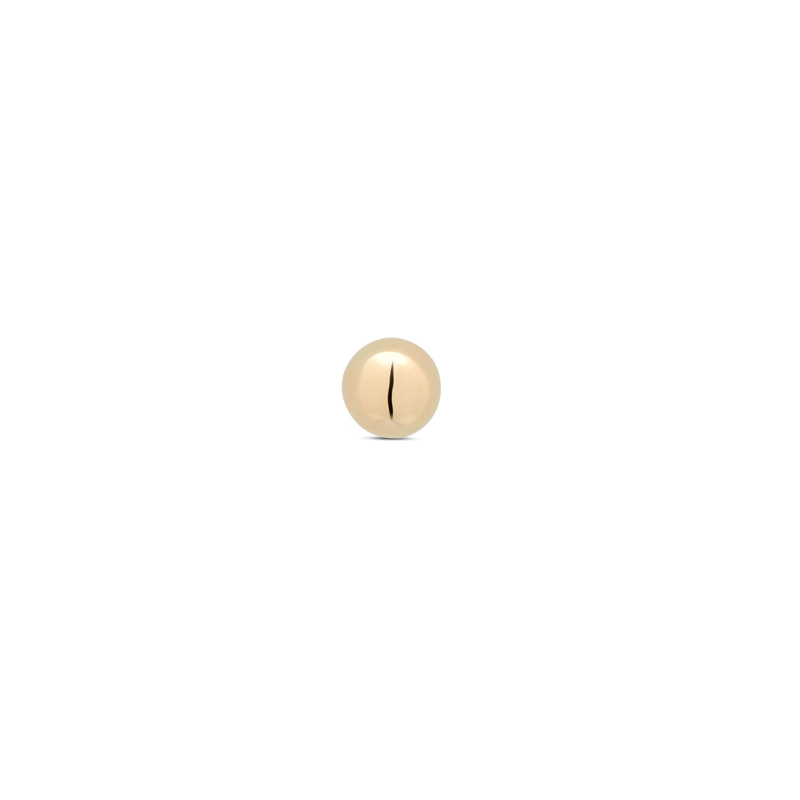 14kt Gold Flatback - Ball