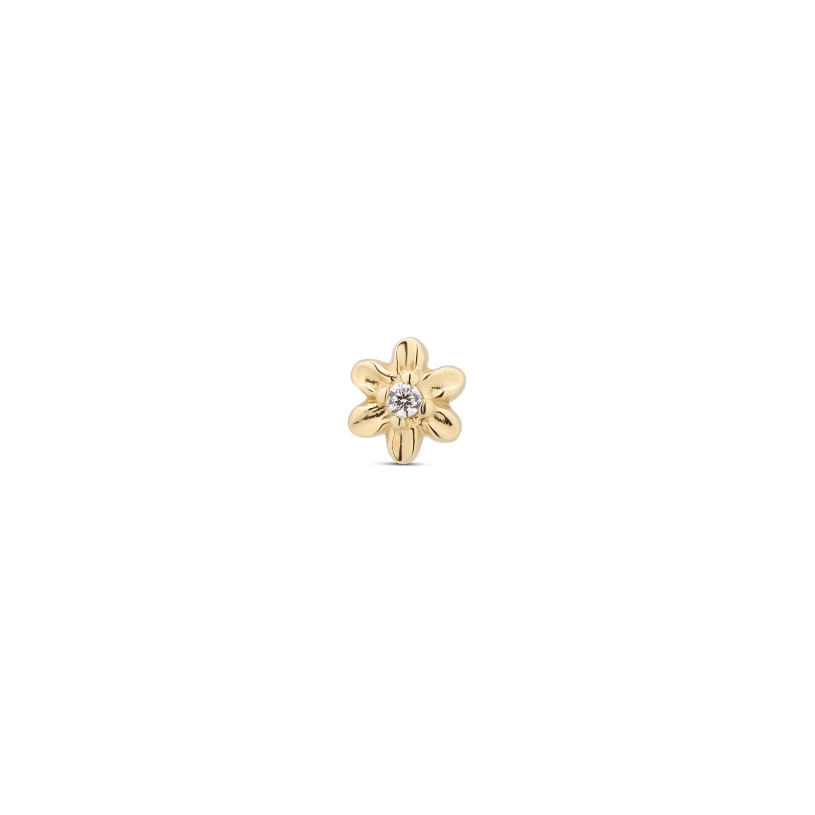 14kt Gold Flatback - Daisy