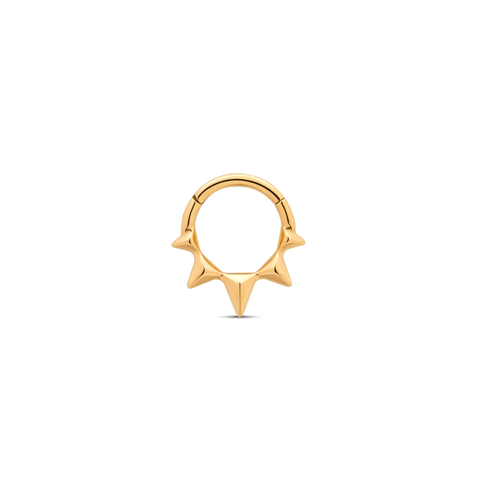 18k V-Gold Stake Hinged Ring