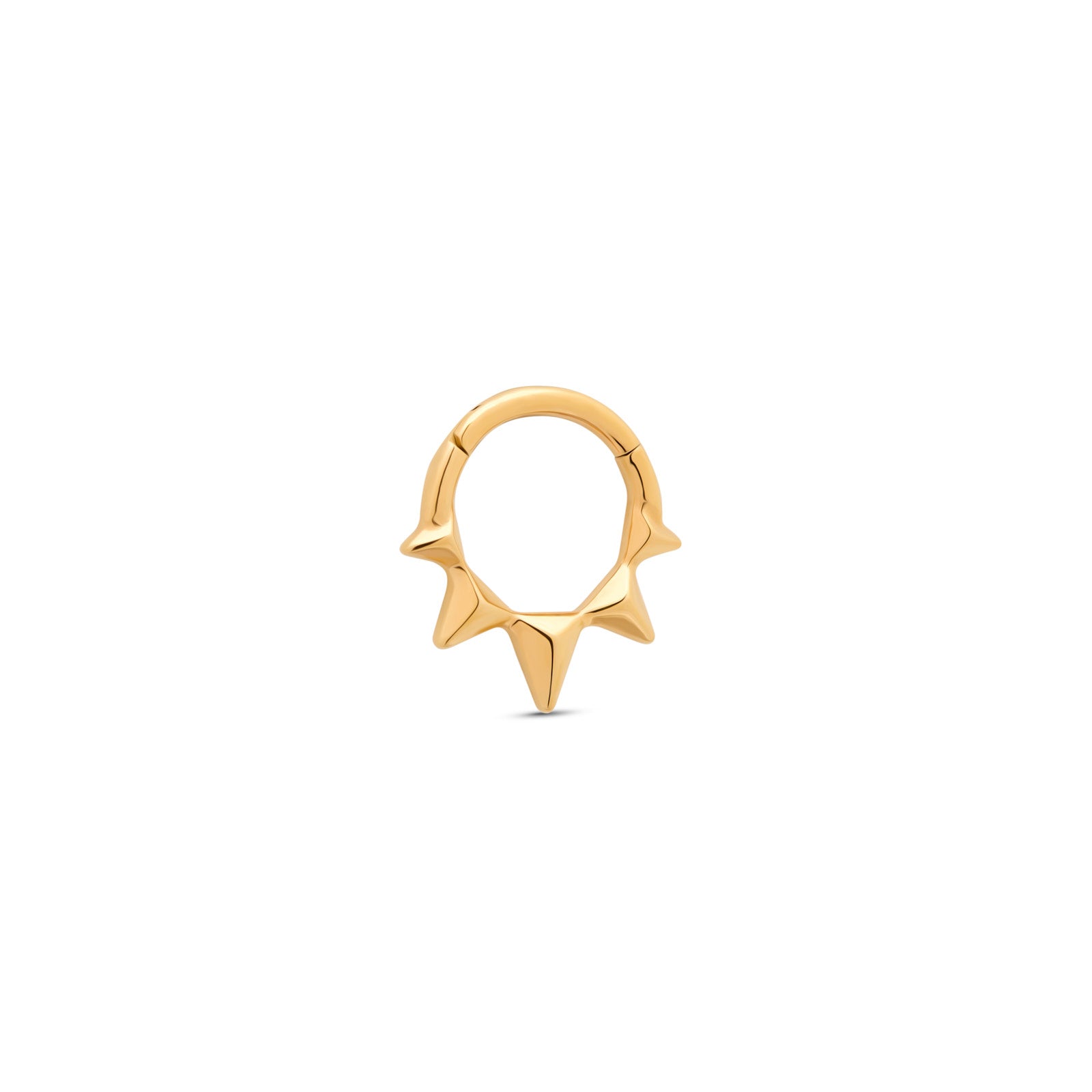 18k V-Gold Stake Hinged Ring