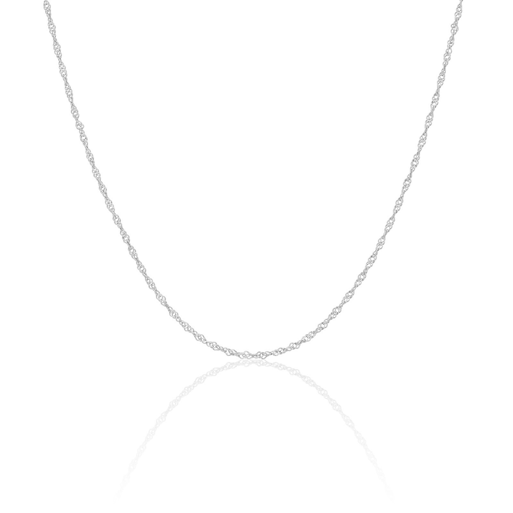 Sterling Silver Necklace Angel Thread