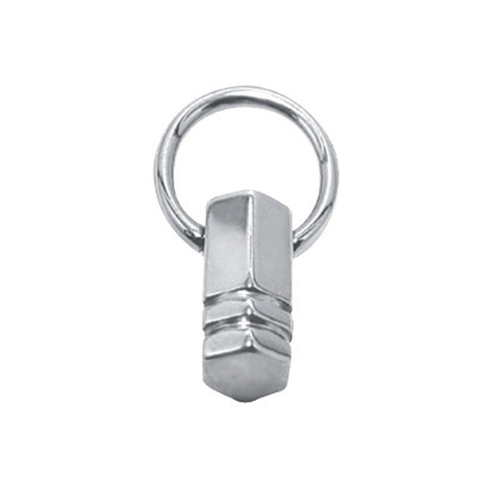 Hexagon Captive Bead Ring