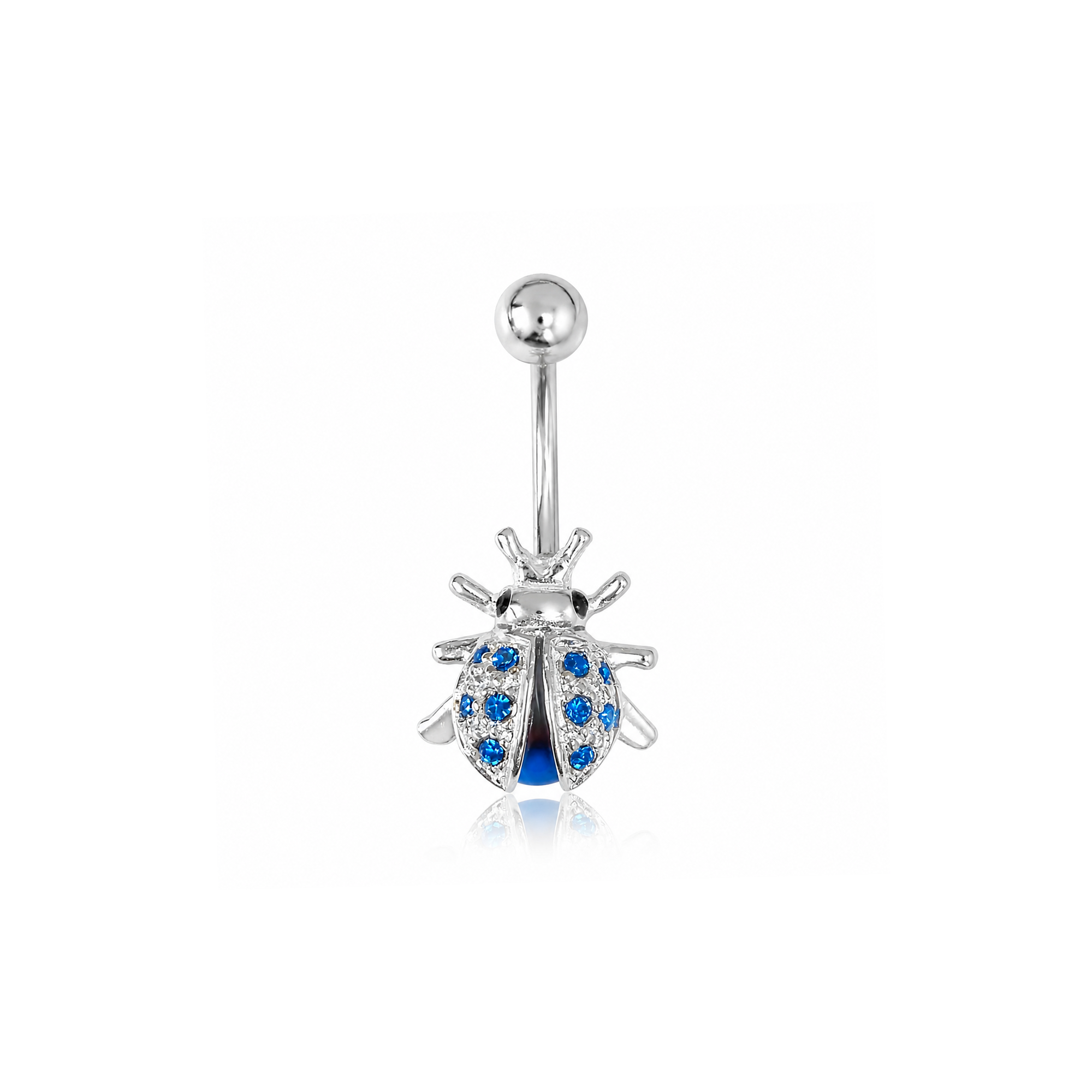 Lady Bug Navel Bar