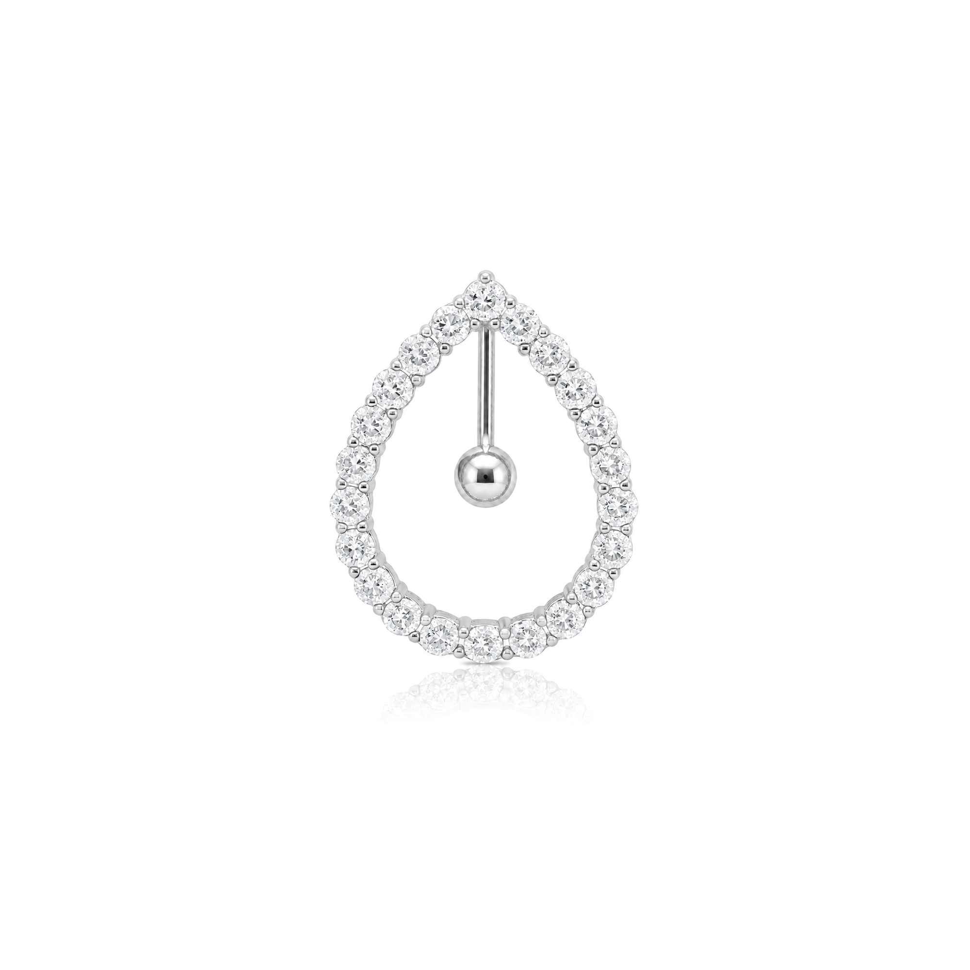 Movable Tear Navel Bar