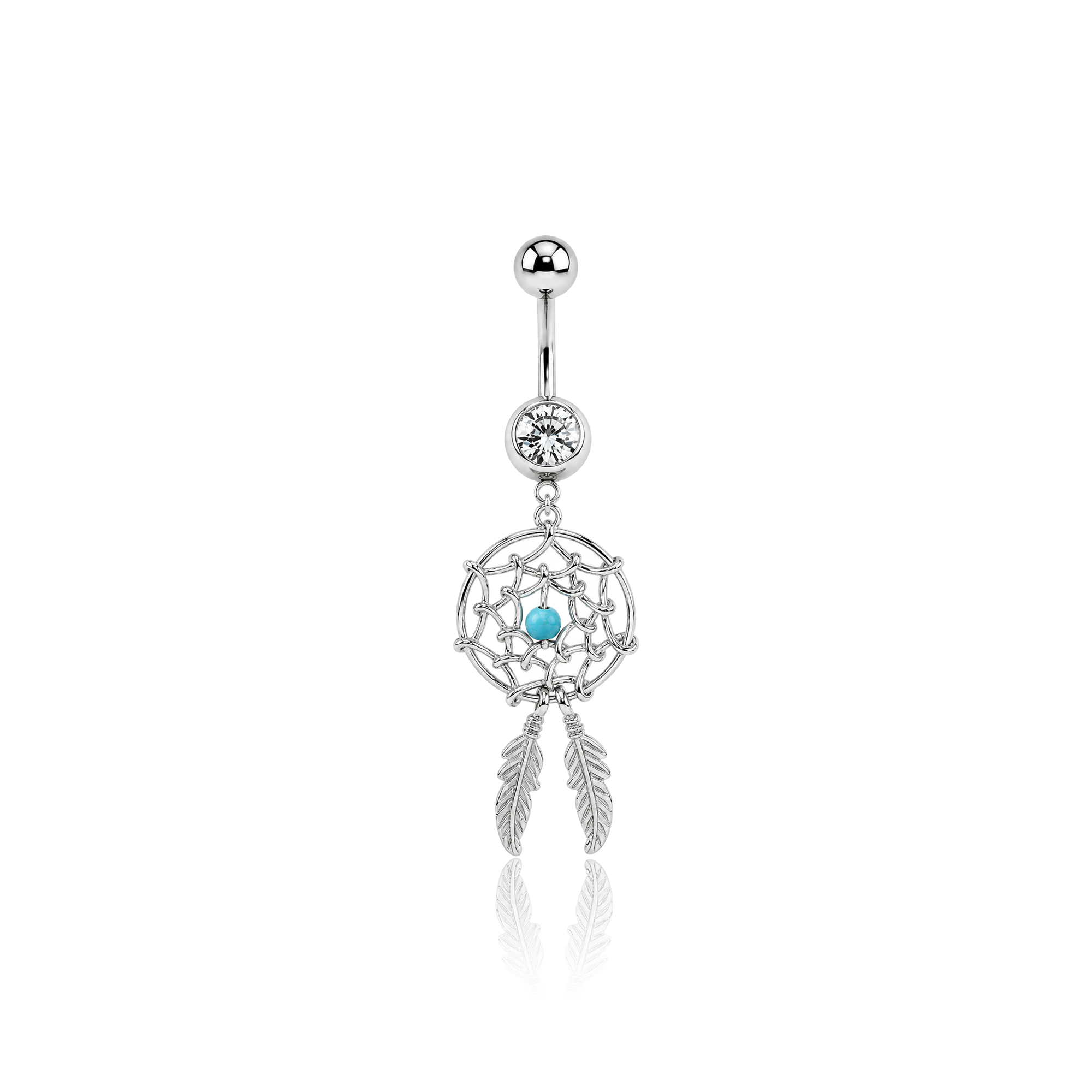 Dream Catcher Navel Bar