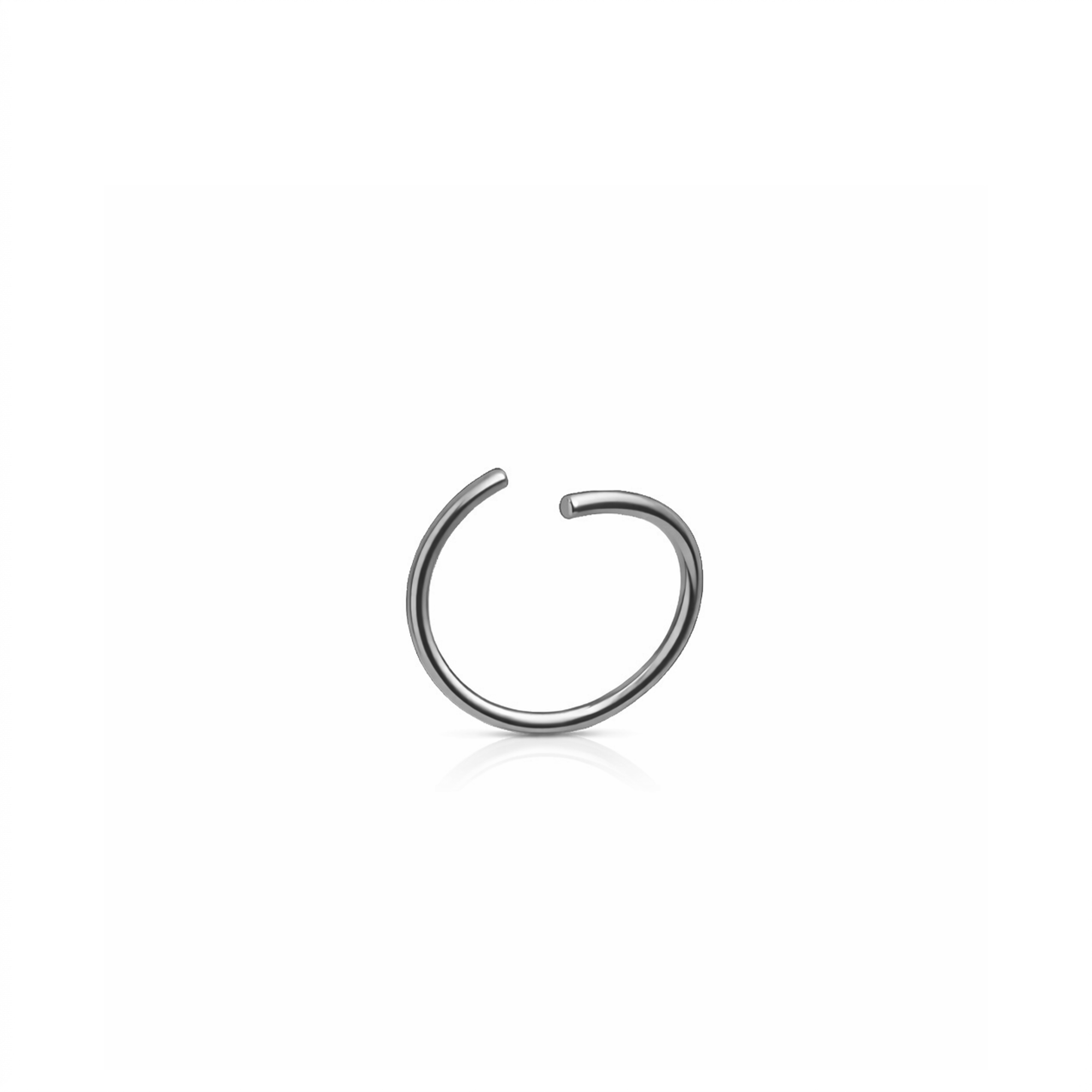 Titanium Continuous Nose Ring