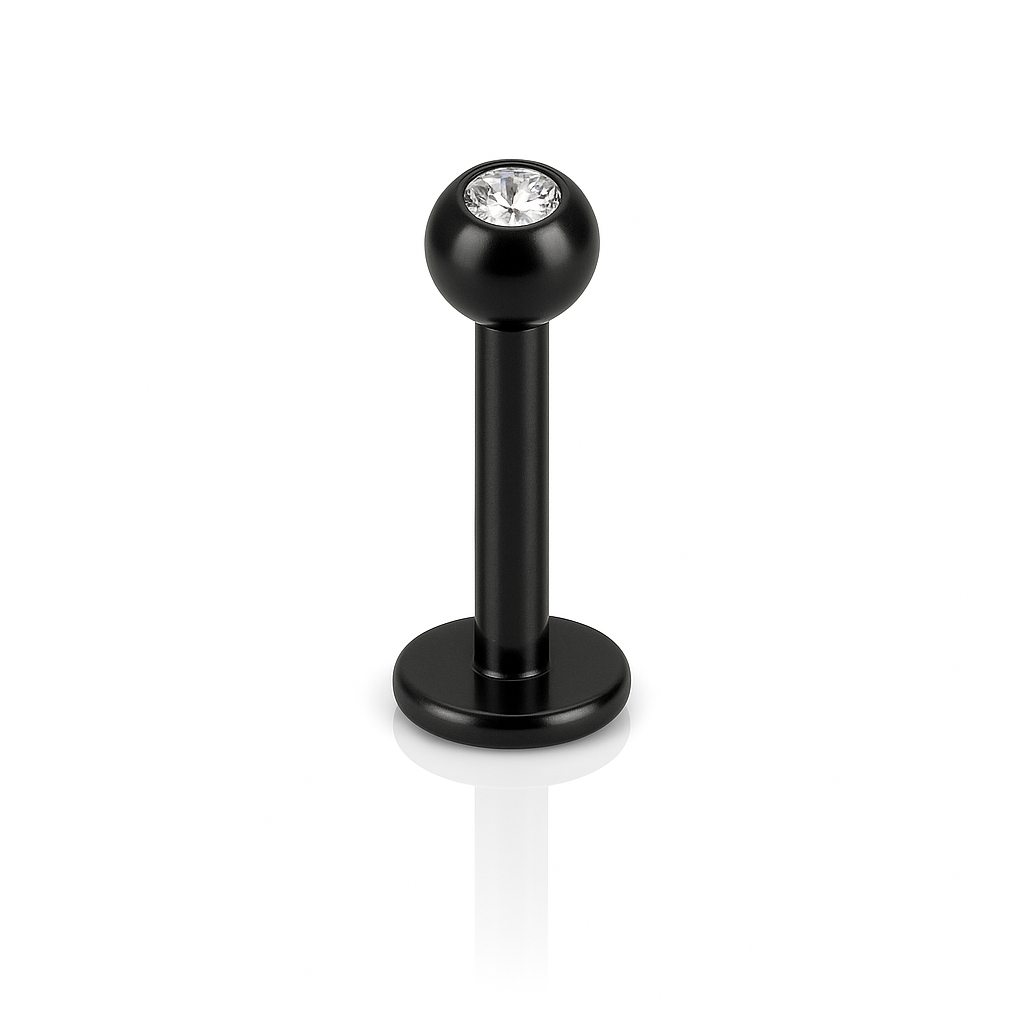 External Thread Blackline Crystal Flatback