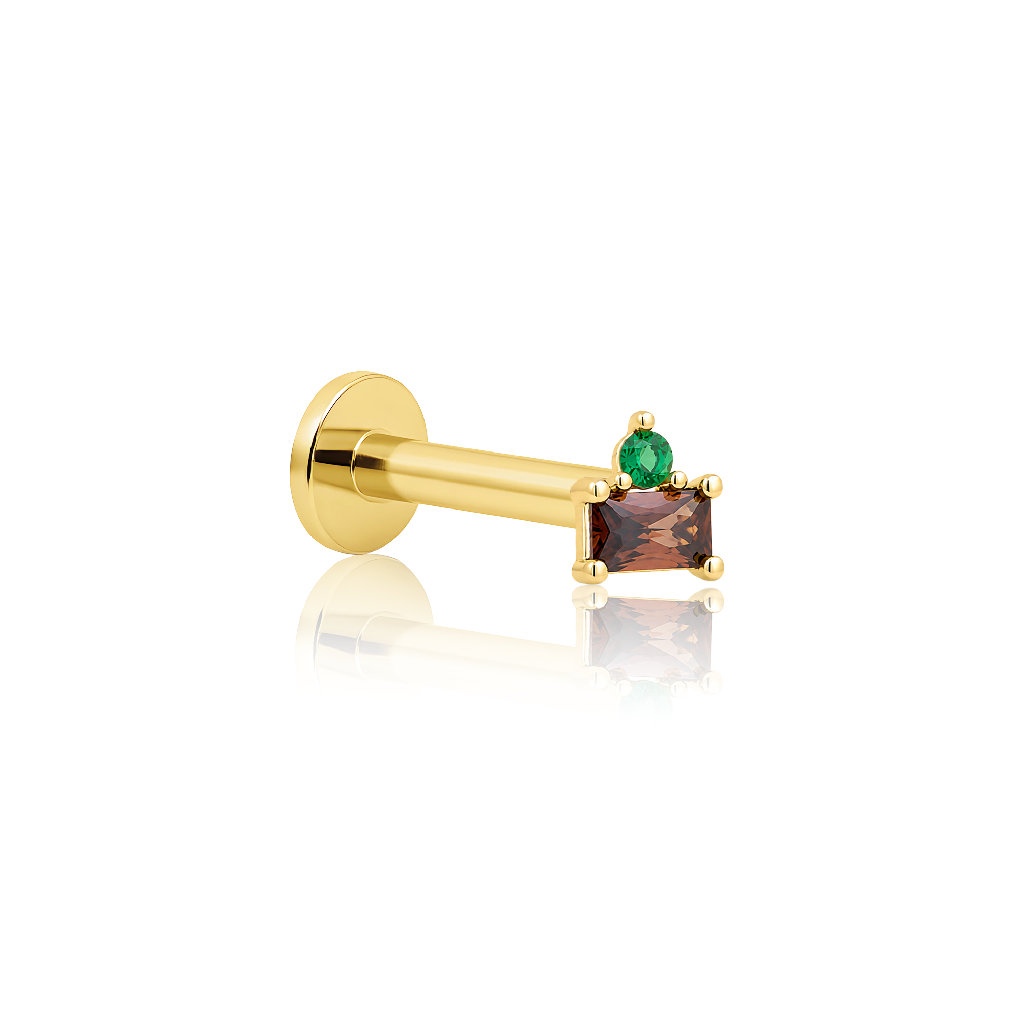 14kt Gold Flatback- Bronty