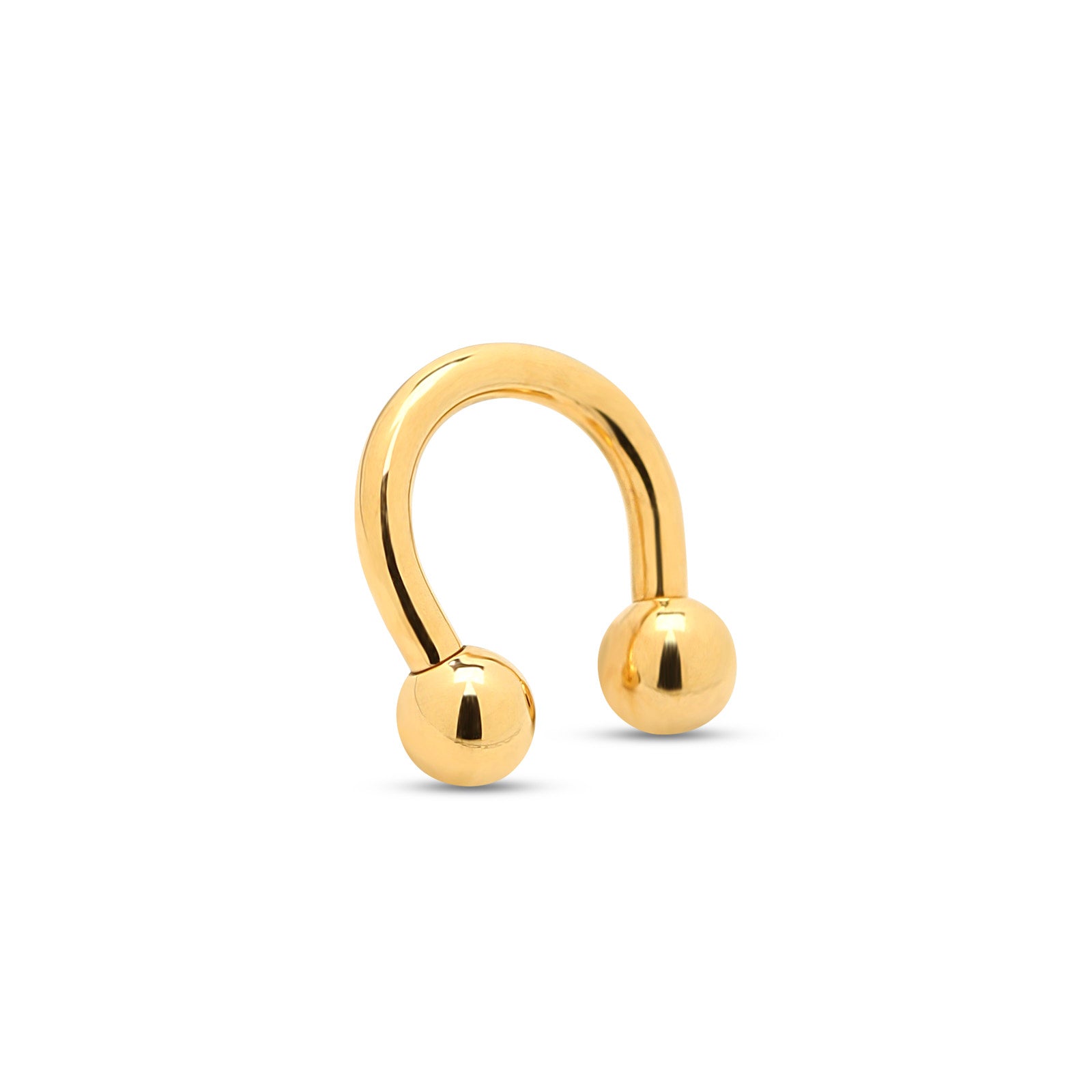 18k V-Gold Internal Thread Horseshoe