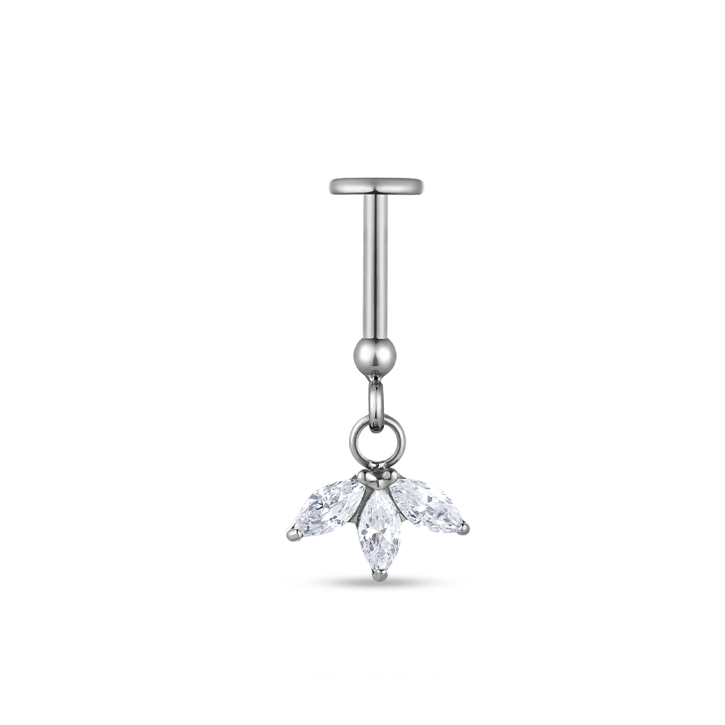 Flower Fan Dangle Hidden Helix