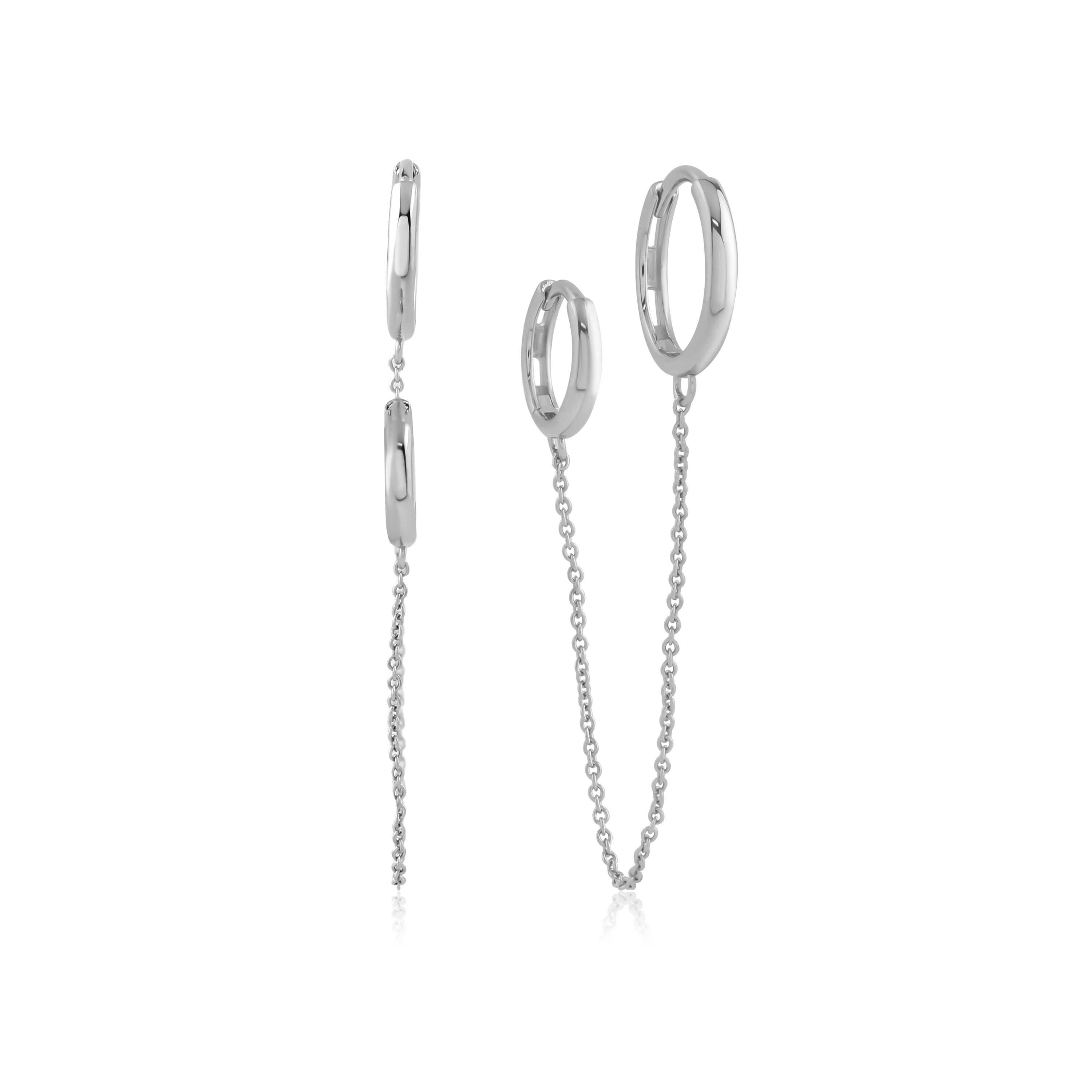 Duet - Sterling Silver Earrings