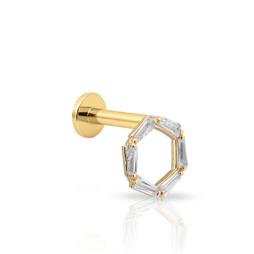14kt Gold Flatback - Cyra