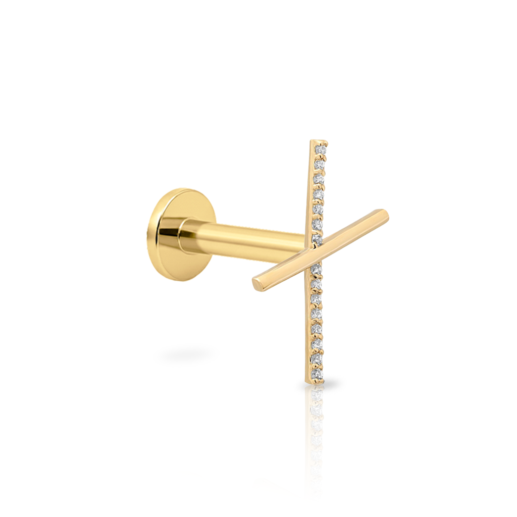 14kt Gold Flatback - Hera Right