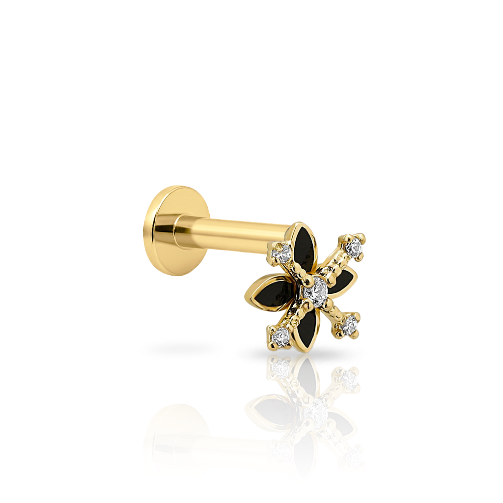14kt Gold Flatback - Kiana