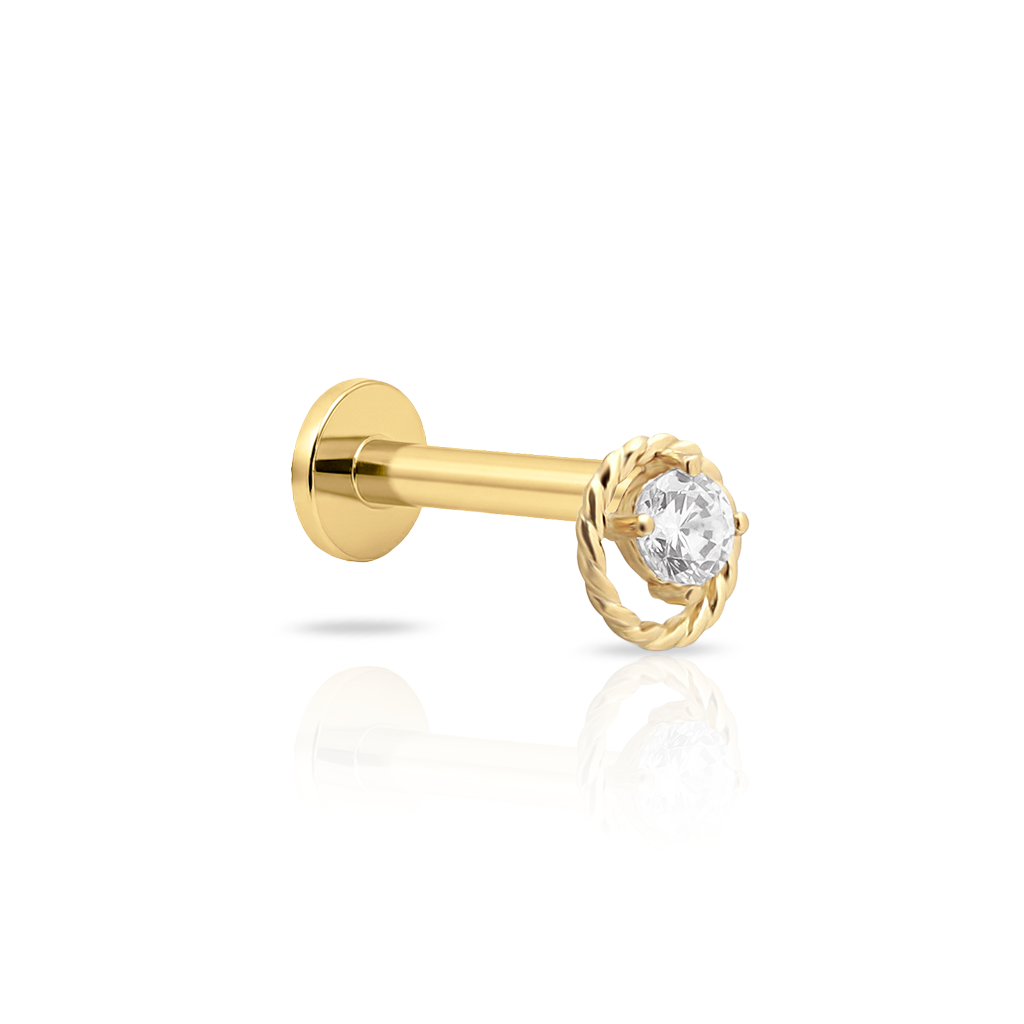 14kt Gold Flatback - Lissa