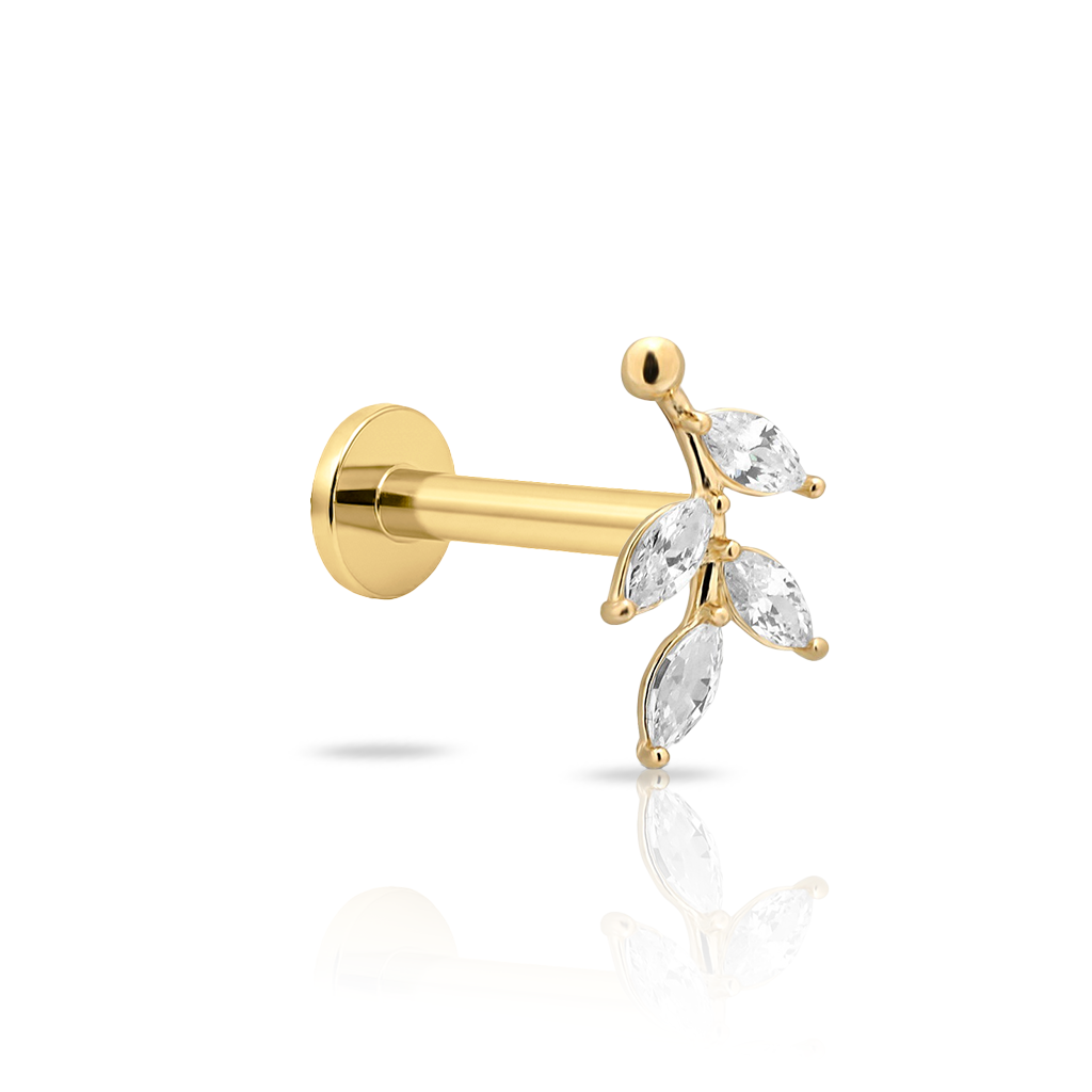 14kt Gold Flatback - Lola