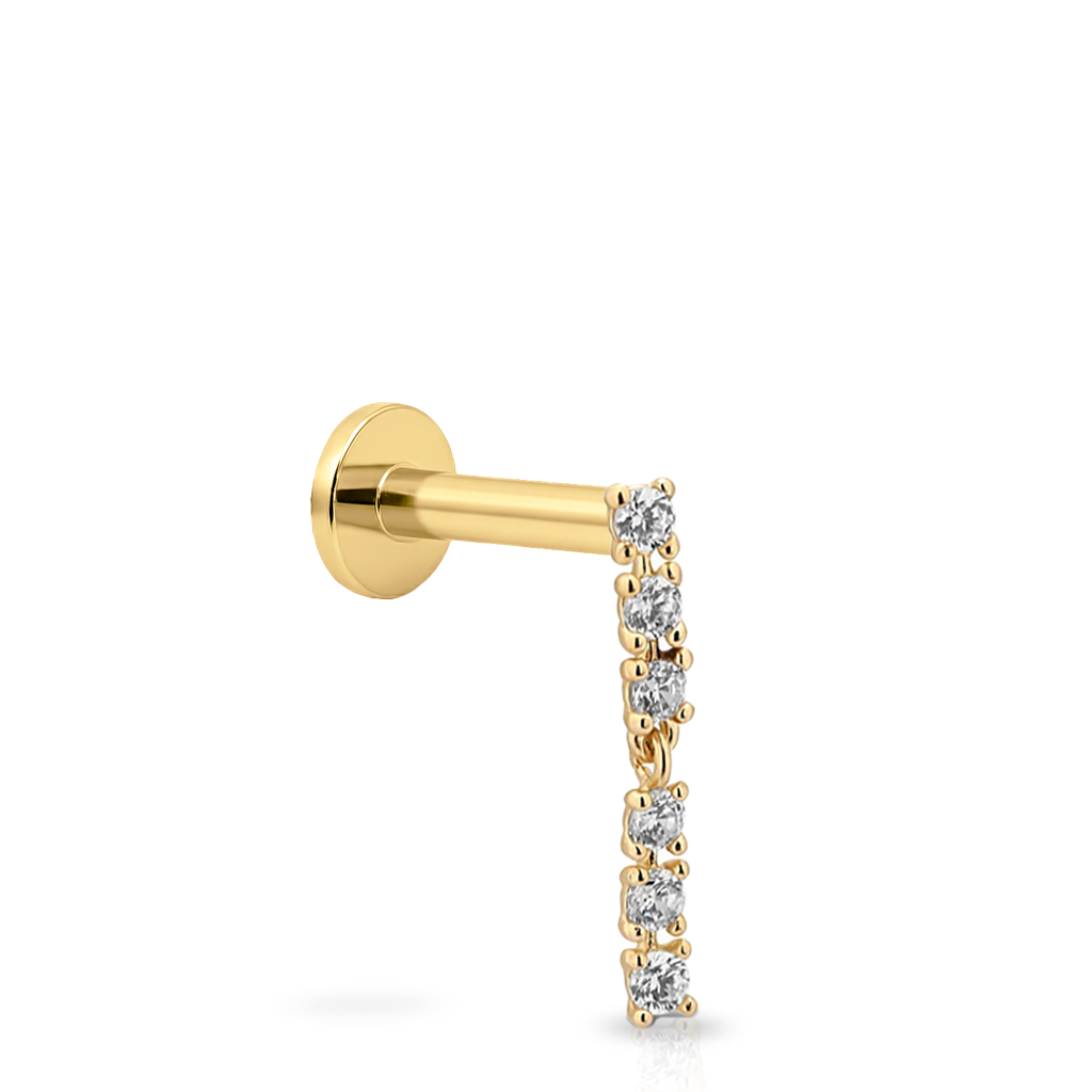 14kt Gold Flatback - Mika
