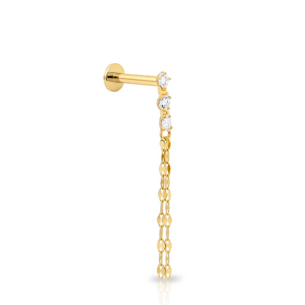 14kt Gold Flatback - Navi