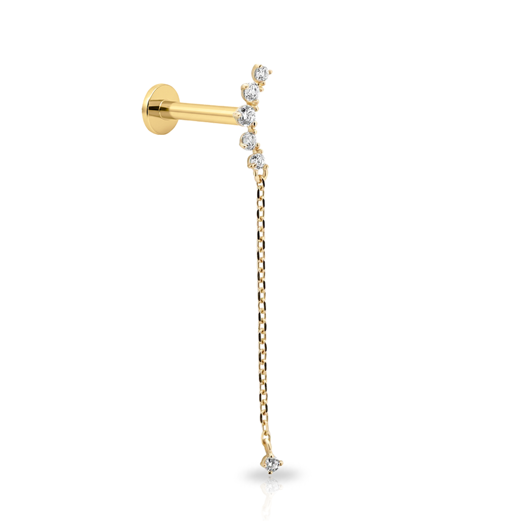 14kt Gold Flatback - Olek