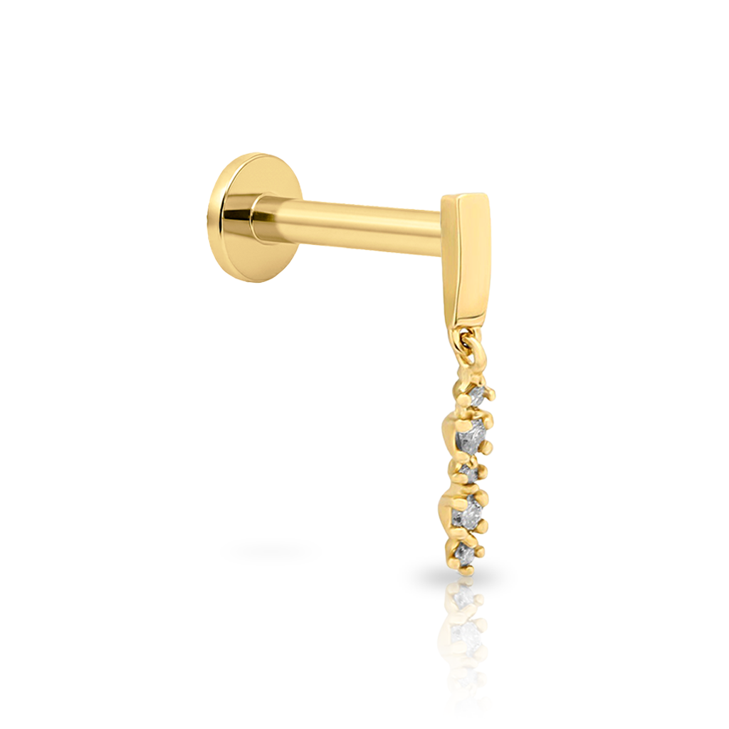 14kt Gold Flatback - Sakari