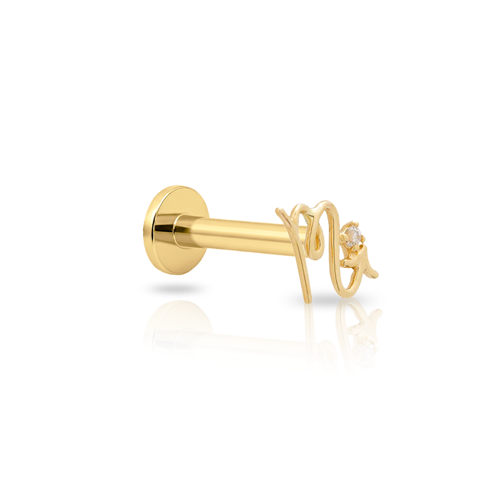 14kt Gold Flatback - Scorpio