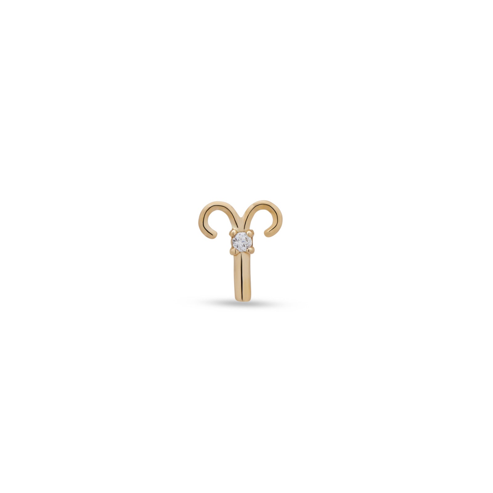 14kt Gold Flatback - Aries