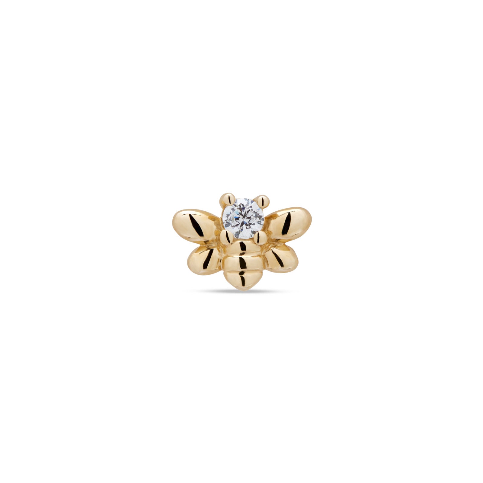 14kt Gold Flatback - Bee