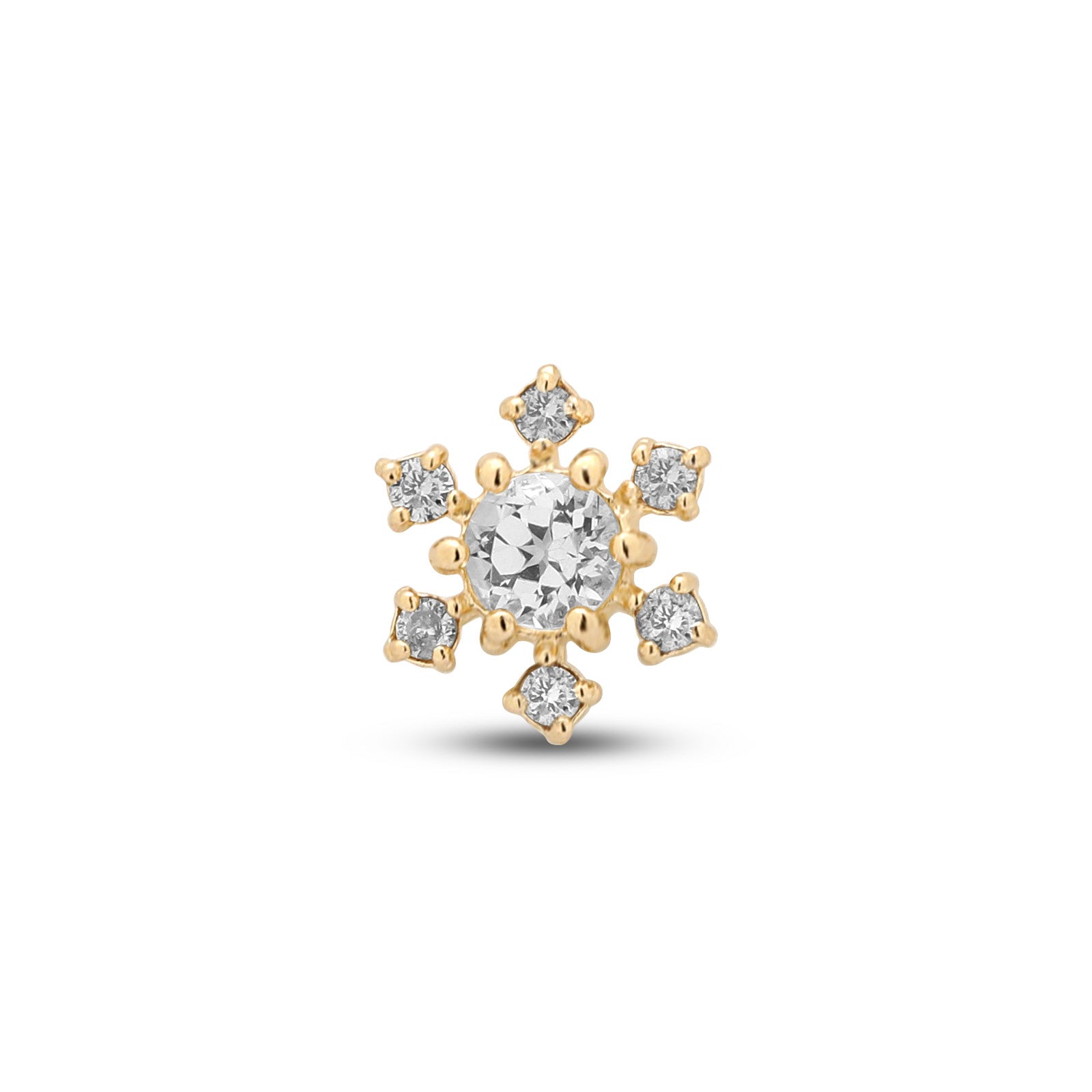 14kt Gold Flatback - Evie
