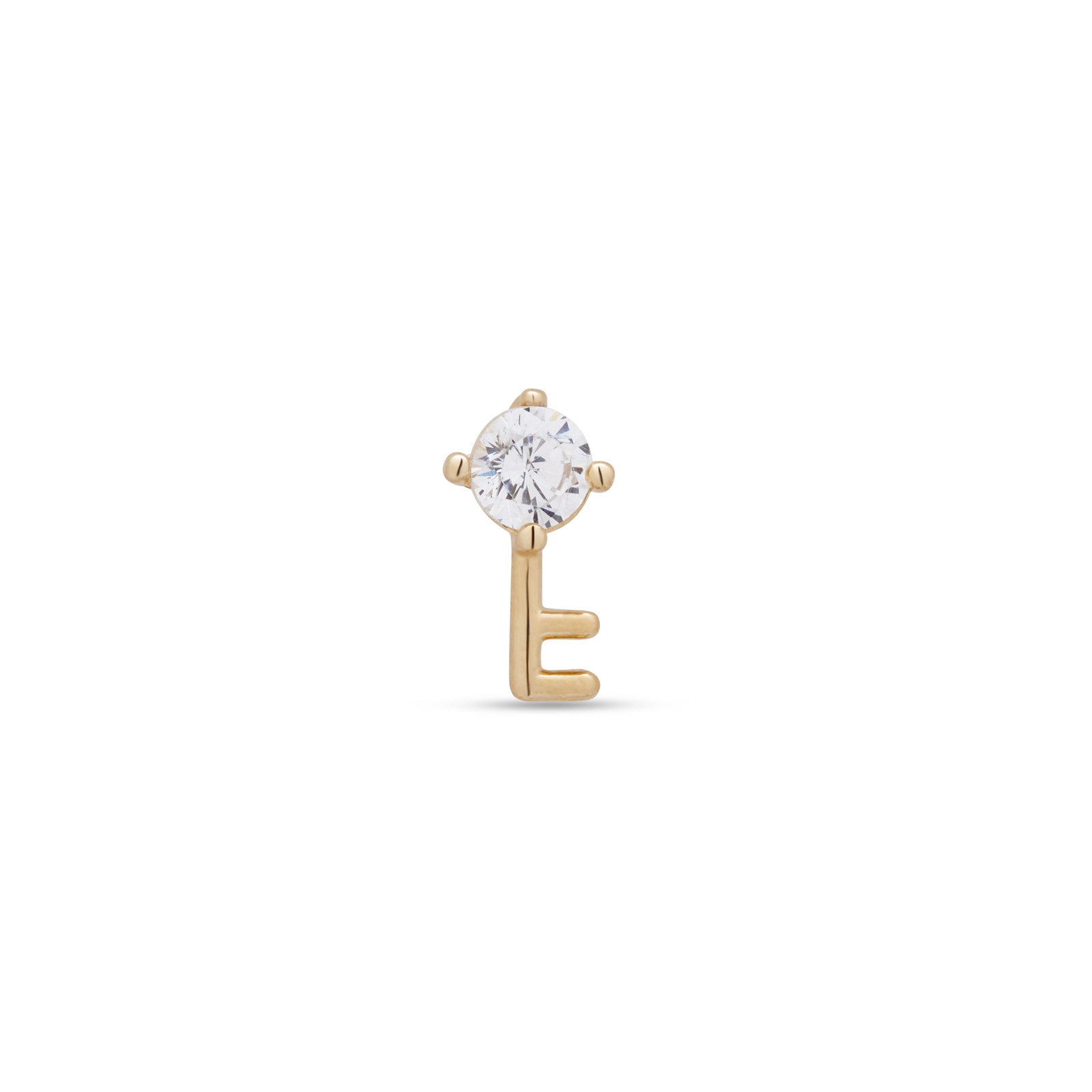 14kt Gold Flatback - Jewel Key