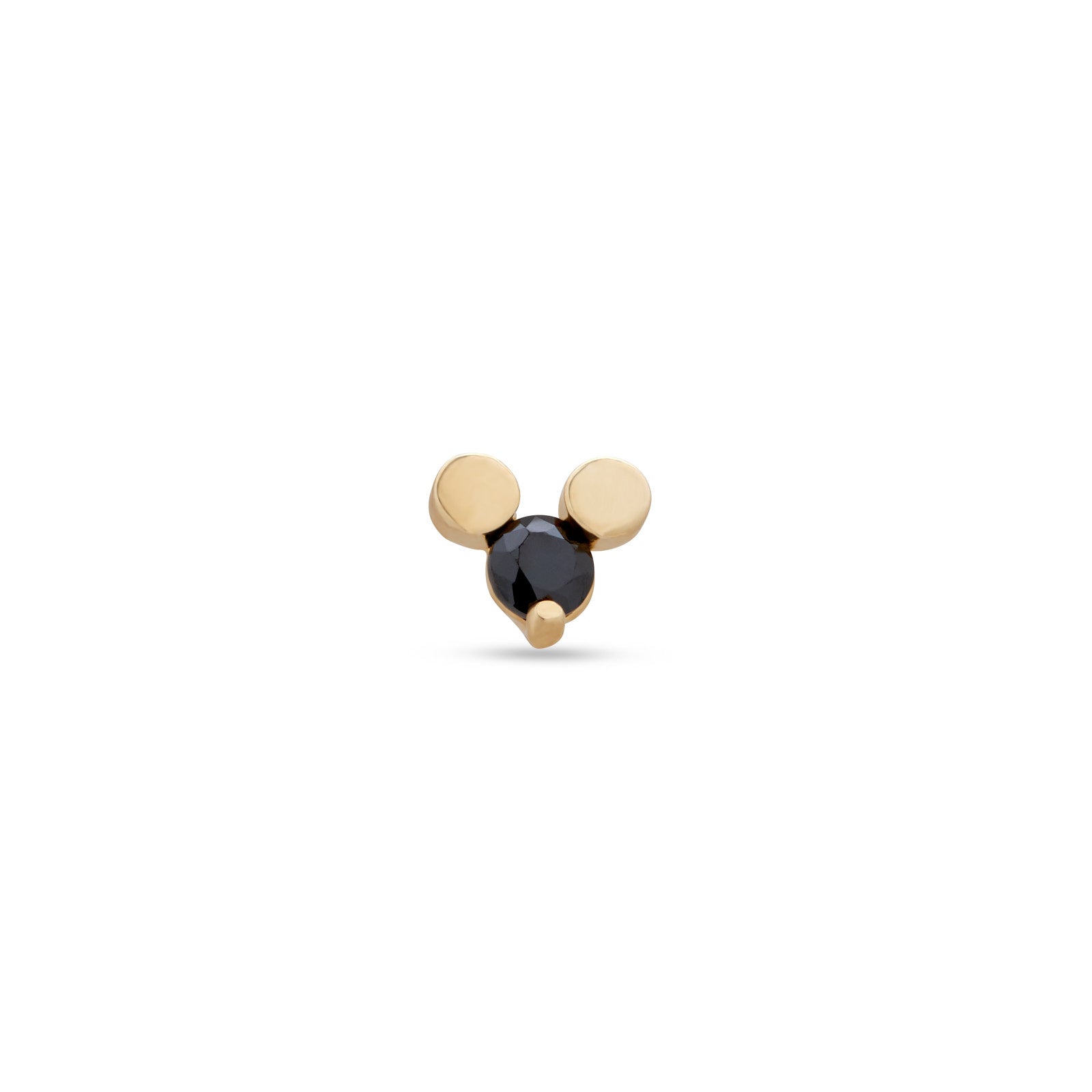 14kt Gold Flatback - Mouse