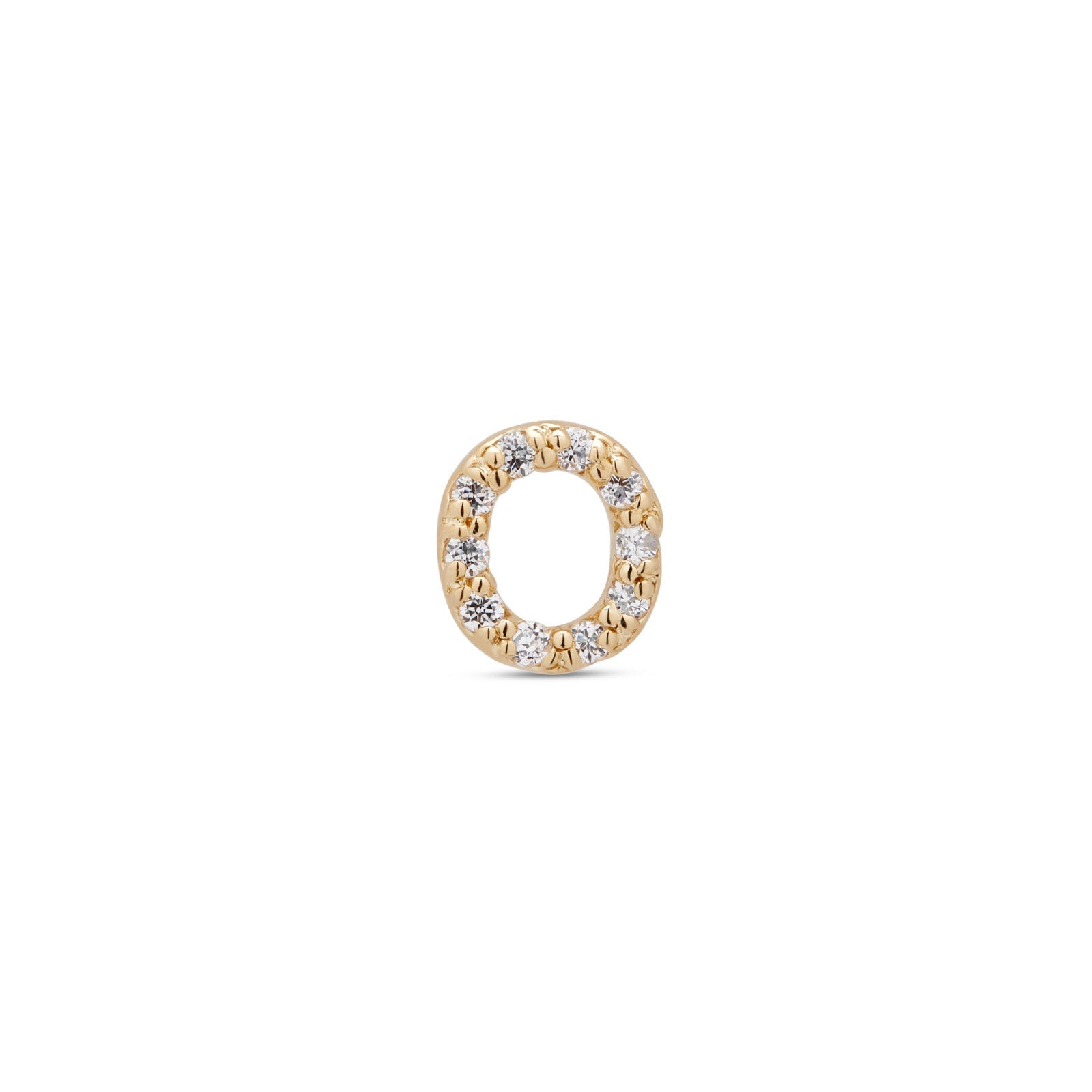 14kt Gold Flatback - Jewel O