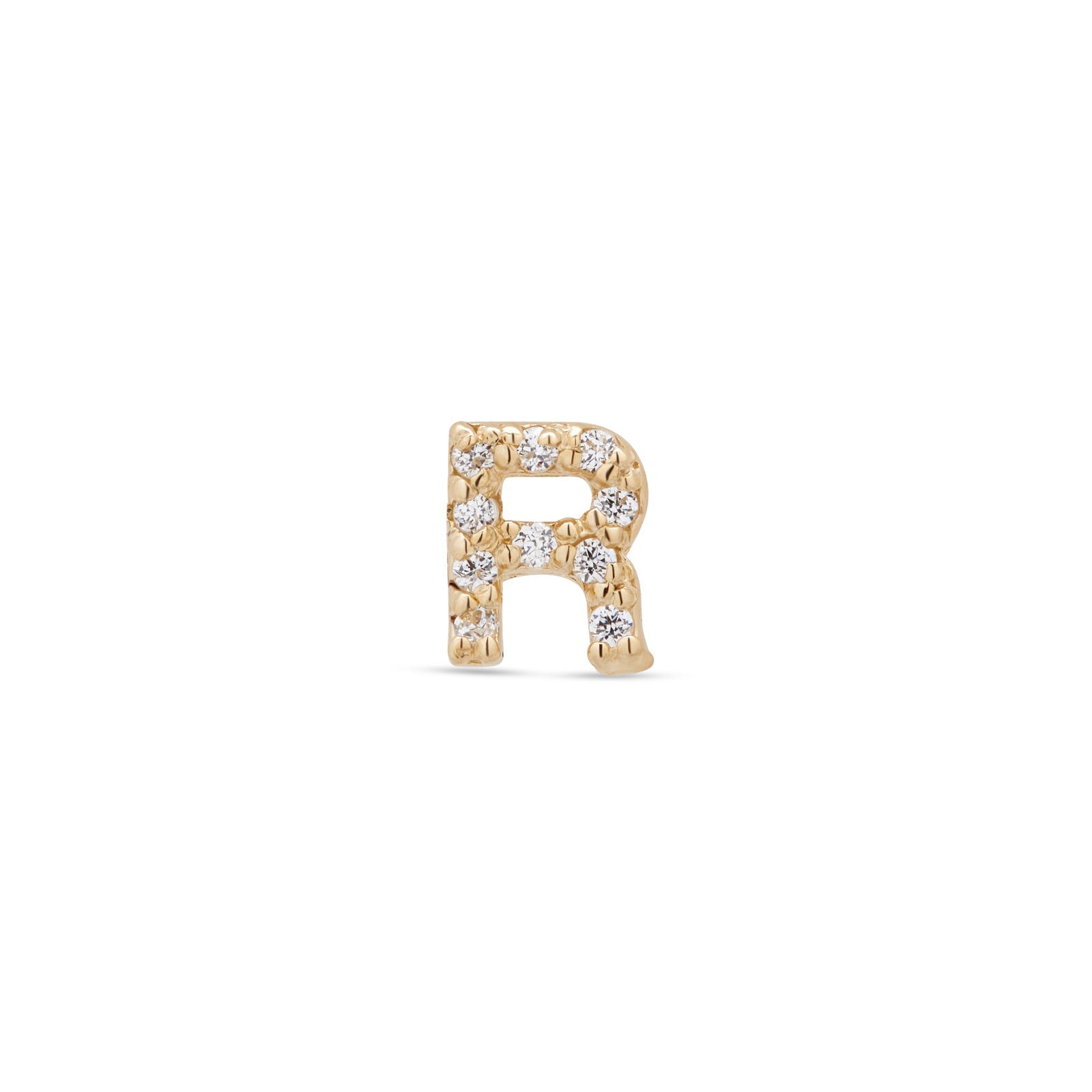 14kt Gold Flatback - Jewel R