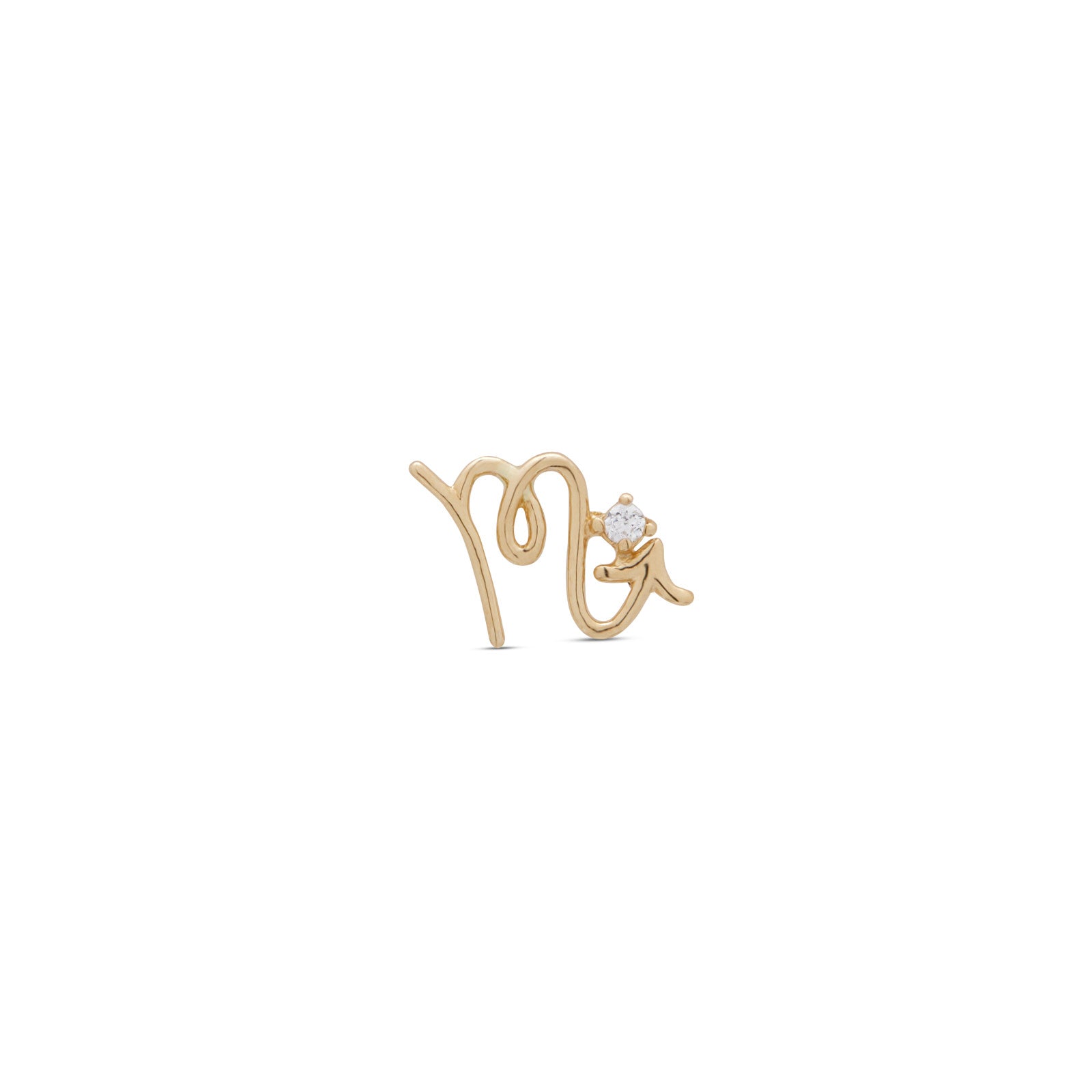 14kt Gold Flatback - Scorpio