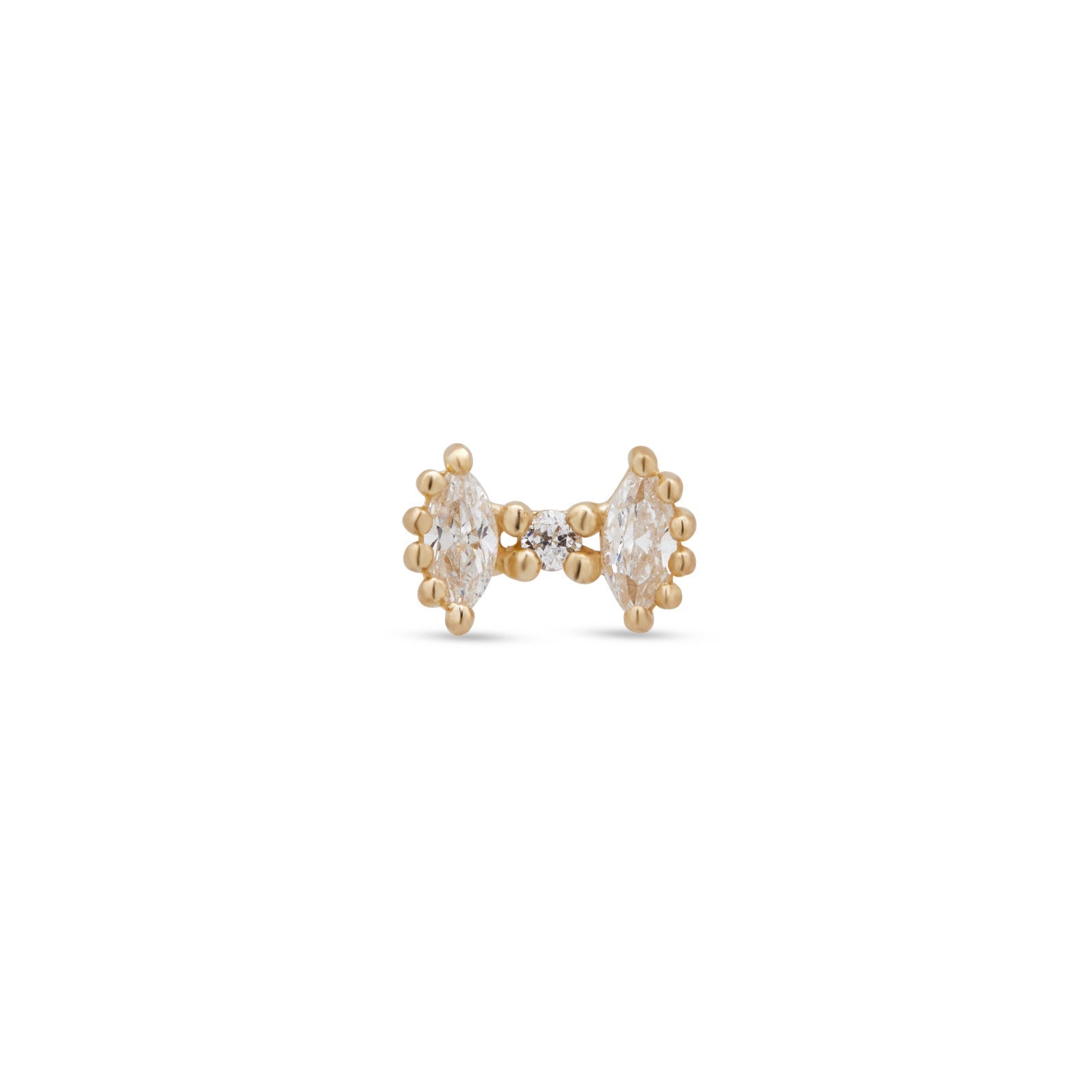 14kt Gold Flatback - Wings