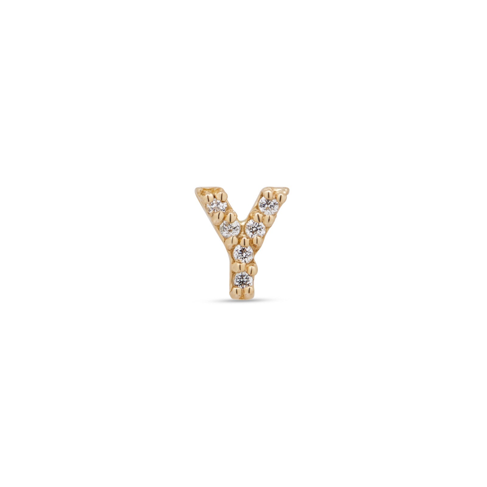 14kt Gold Flatback - Jewel Y