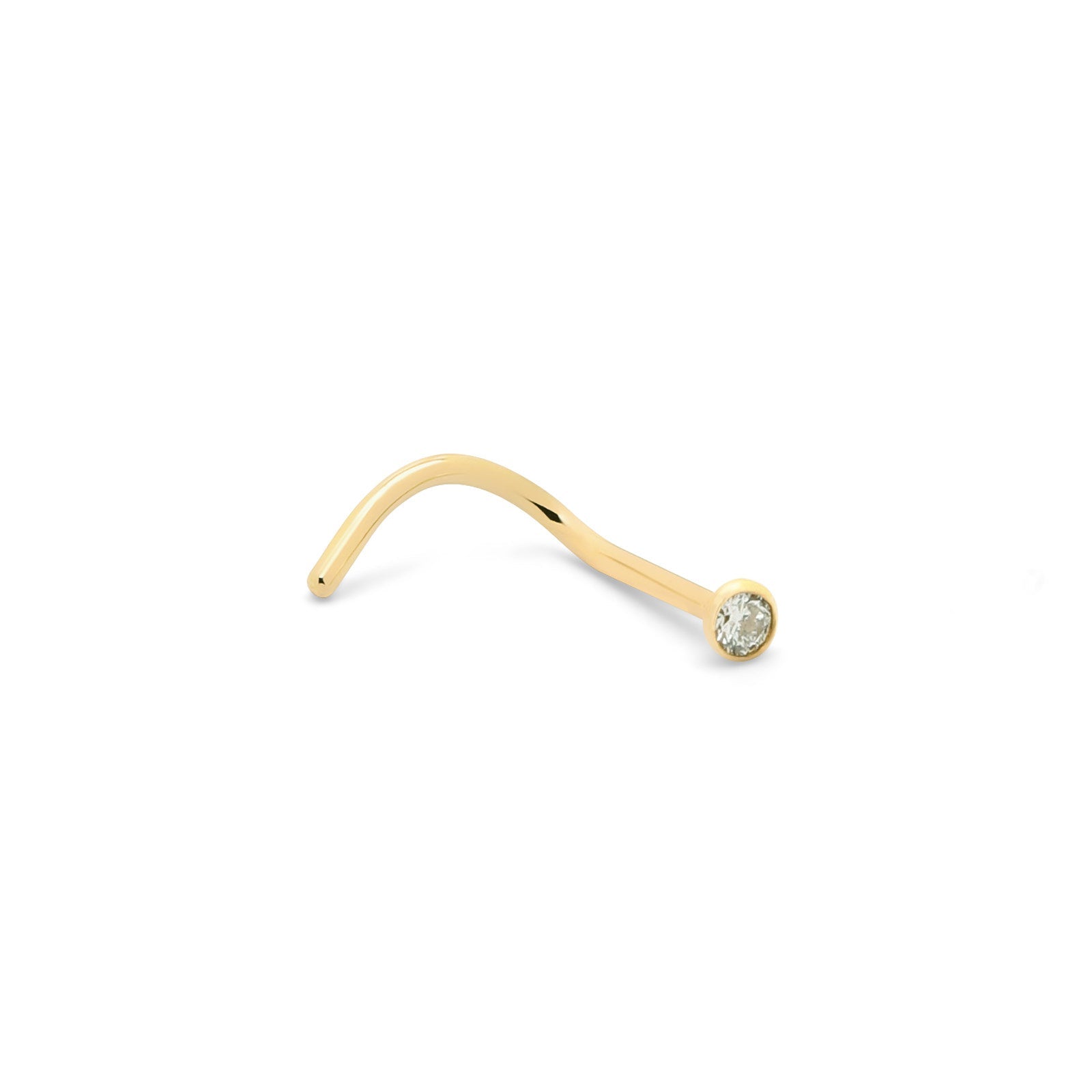 18ct Gold Diamond Nose Stud