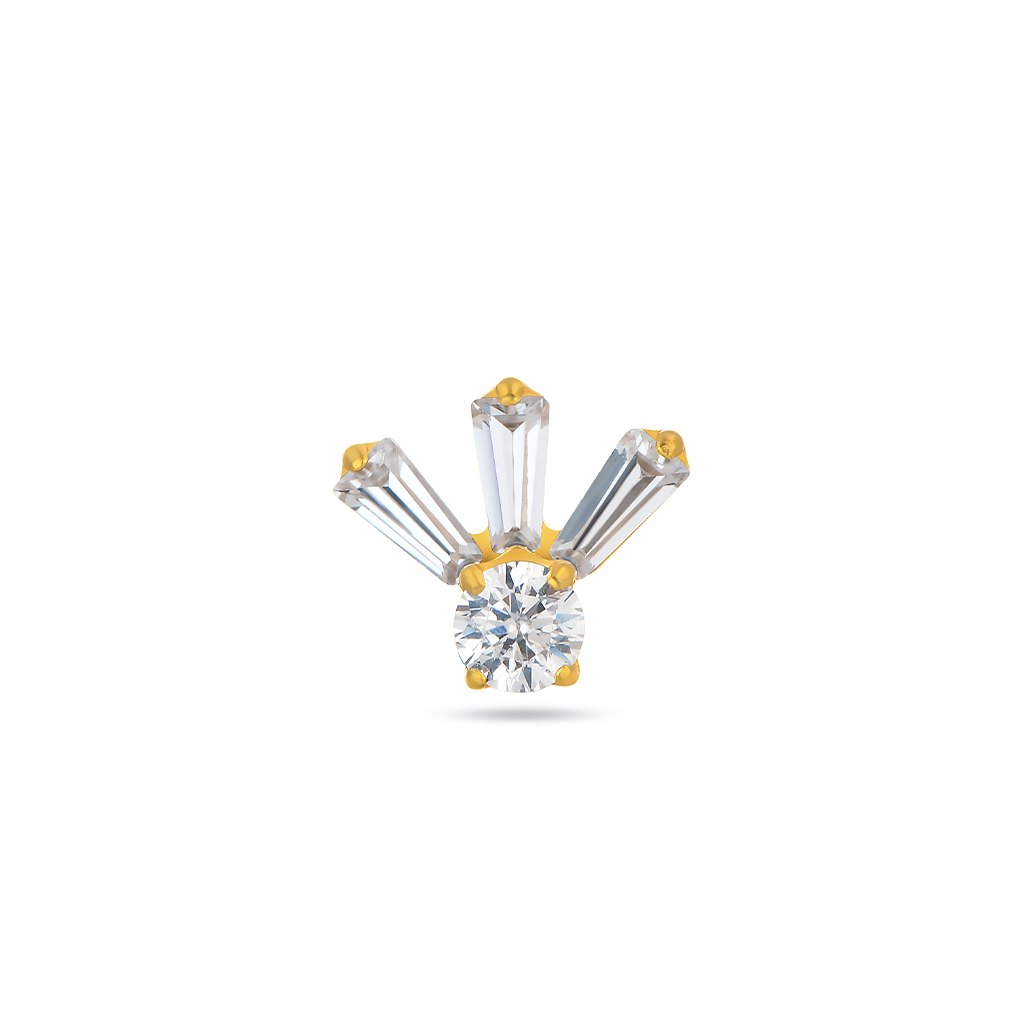 18k V-Gold Fairy Flatback