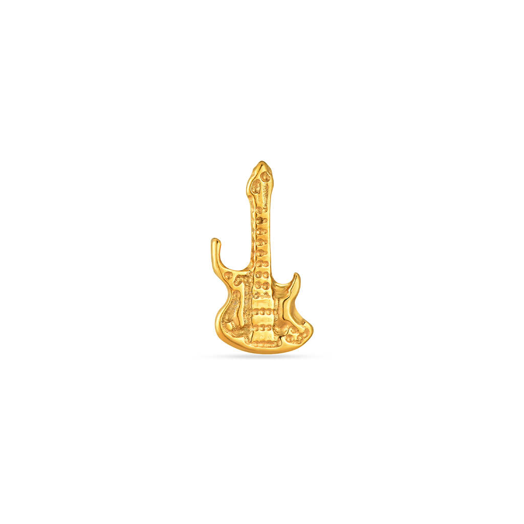 18k V-Gold Guitar Flatback
