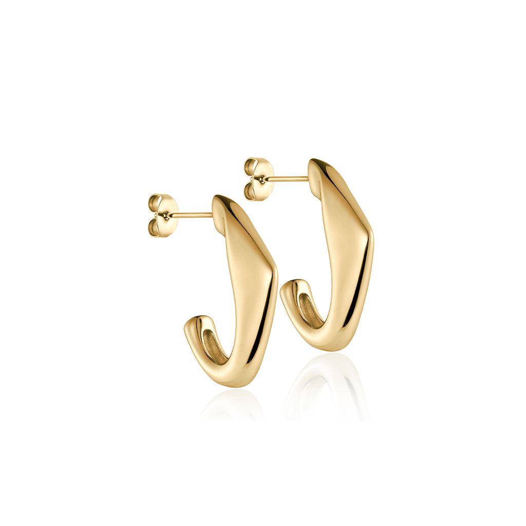 14kt V-Gold Earrings - Rahn